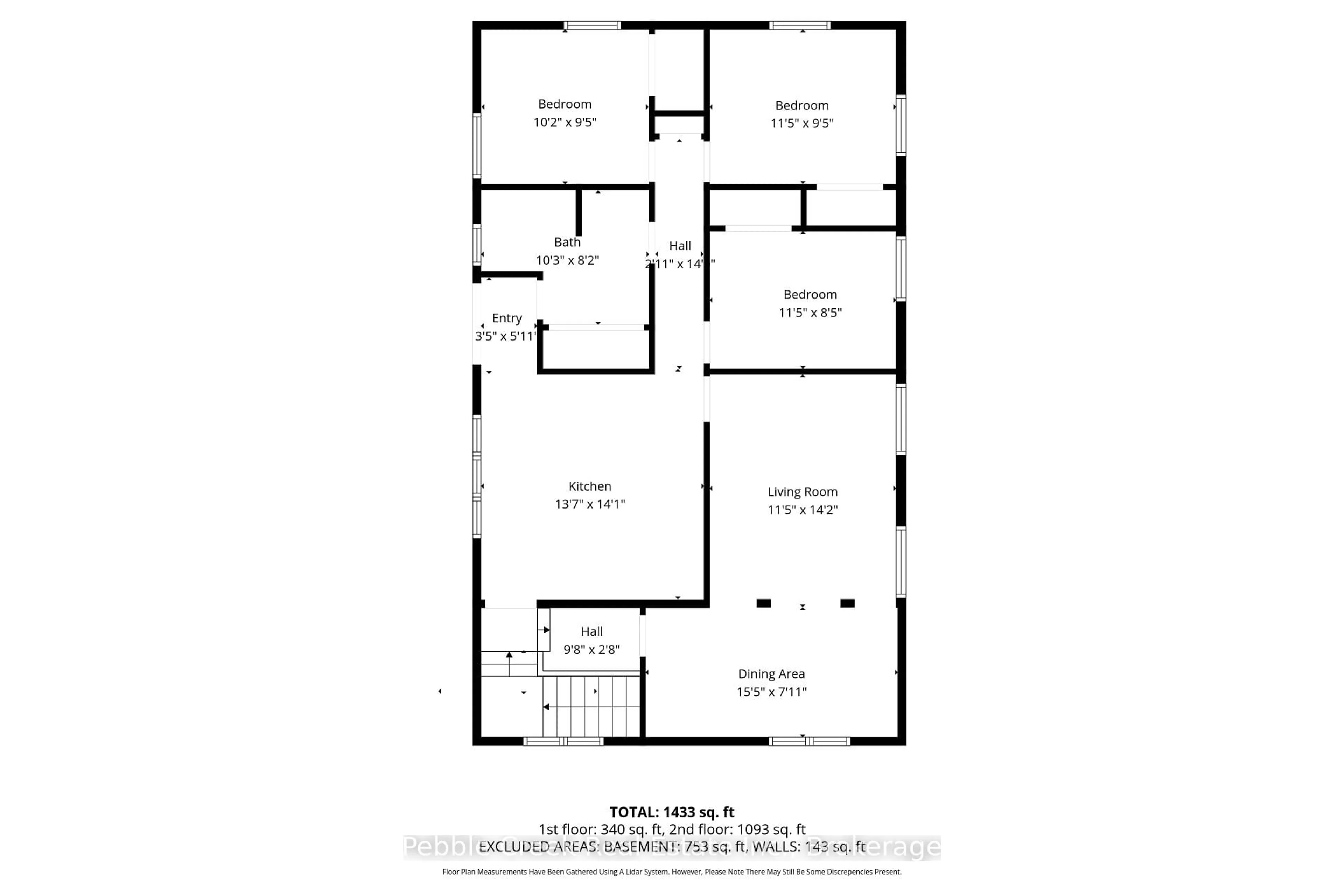 Floor plan for 70725 Airport Line, South Huron Ontario N0M 1S4