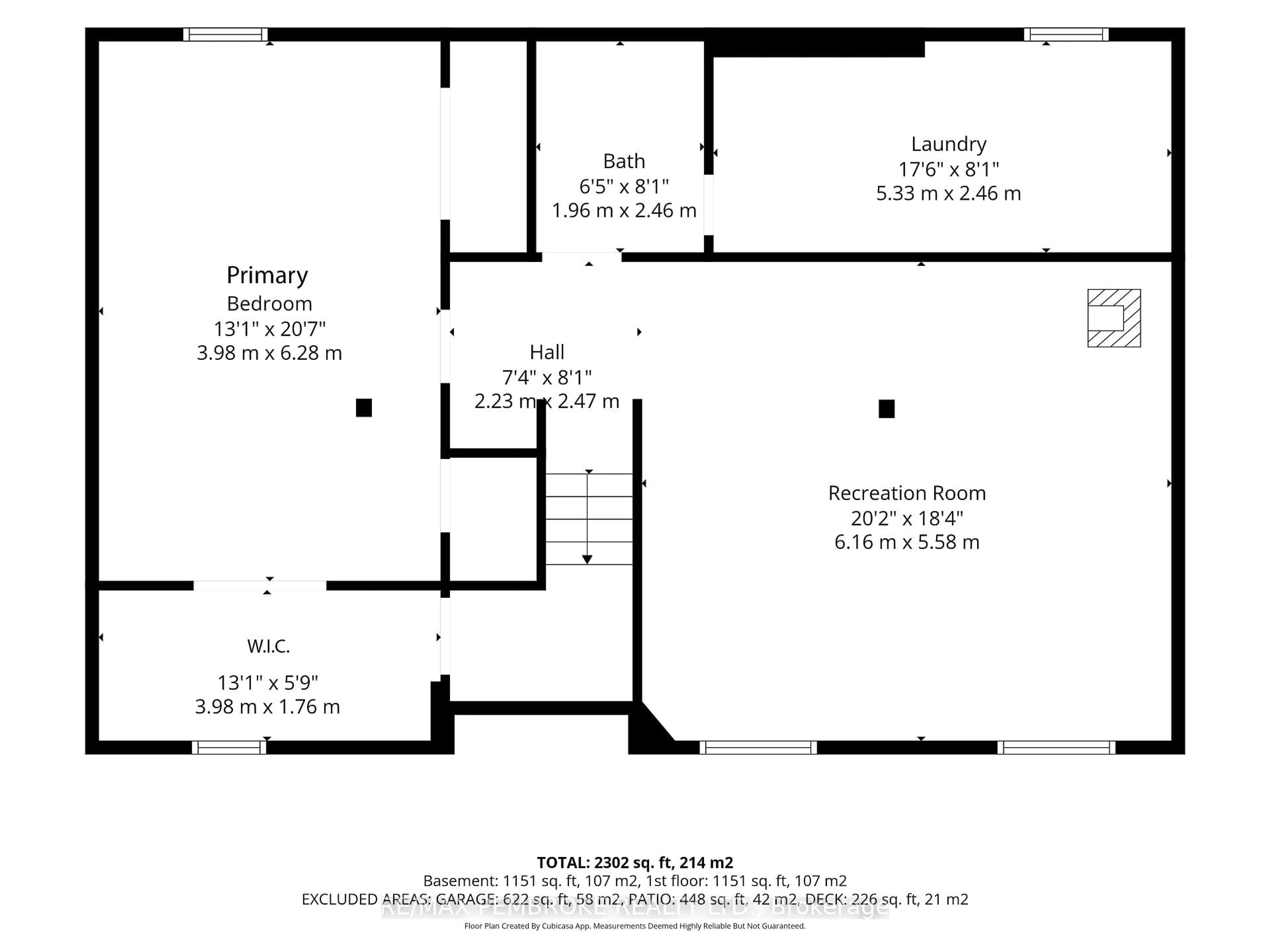 Floor plan for 1486 Wilson Rd, Pembroke Ontario K8A 6W4