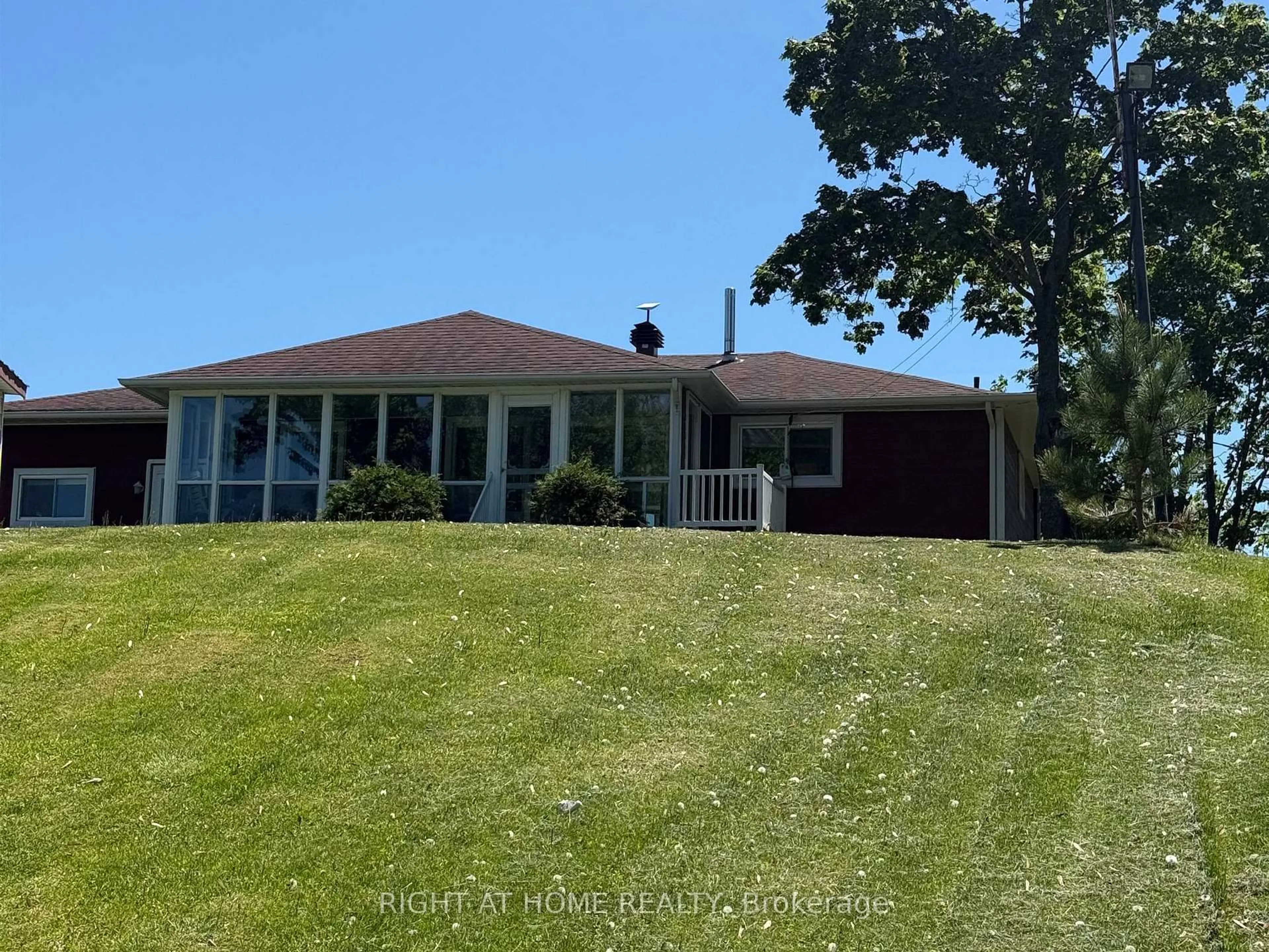 A pic from outside/outdoor area/front of a property/back of a property/a pic from drone, water/lake/river/ocean view for 1103 Conc 1 Alfred Rd, Alfred and Plantagenet Ontario K0B 1J0