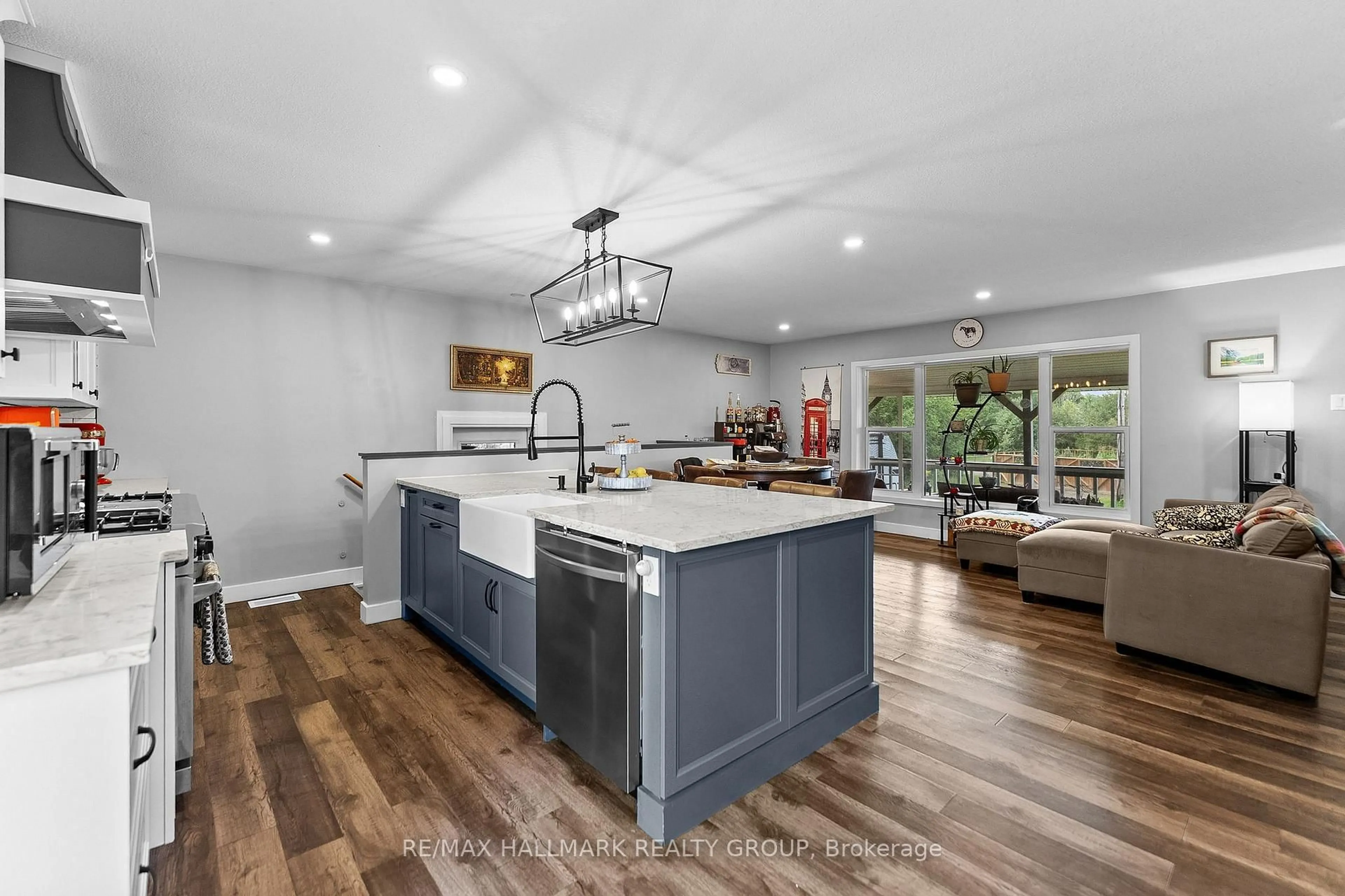 Open concept kitchen, unknown for 6666 Roger Stevens Dr, Smiths Falls Ontario K7A 4S6