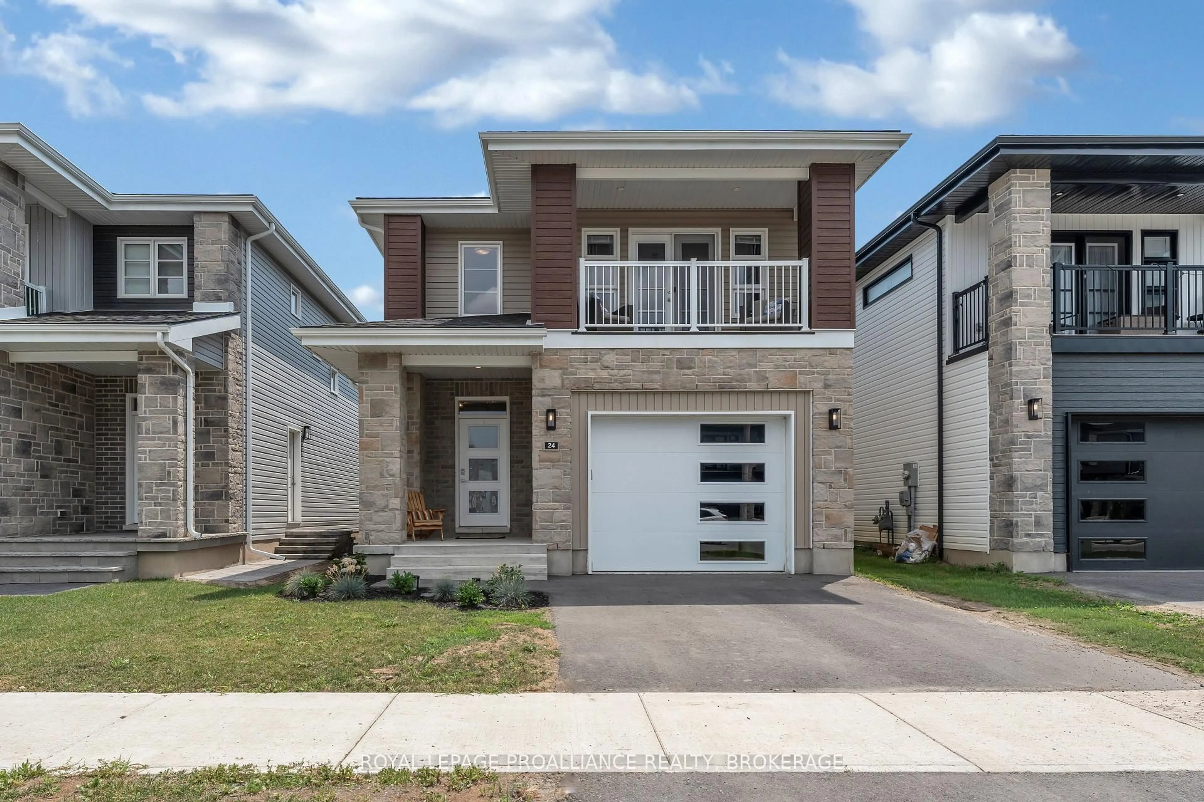 Home with brick exterior material, street for 24 Walden Pond Dr, Loyalist Ontario K7N 0E8