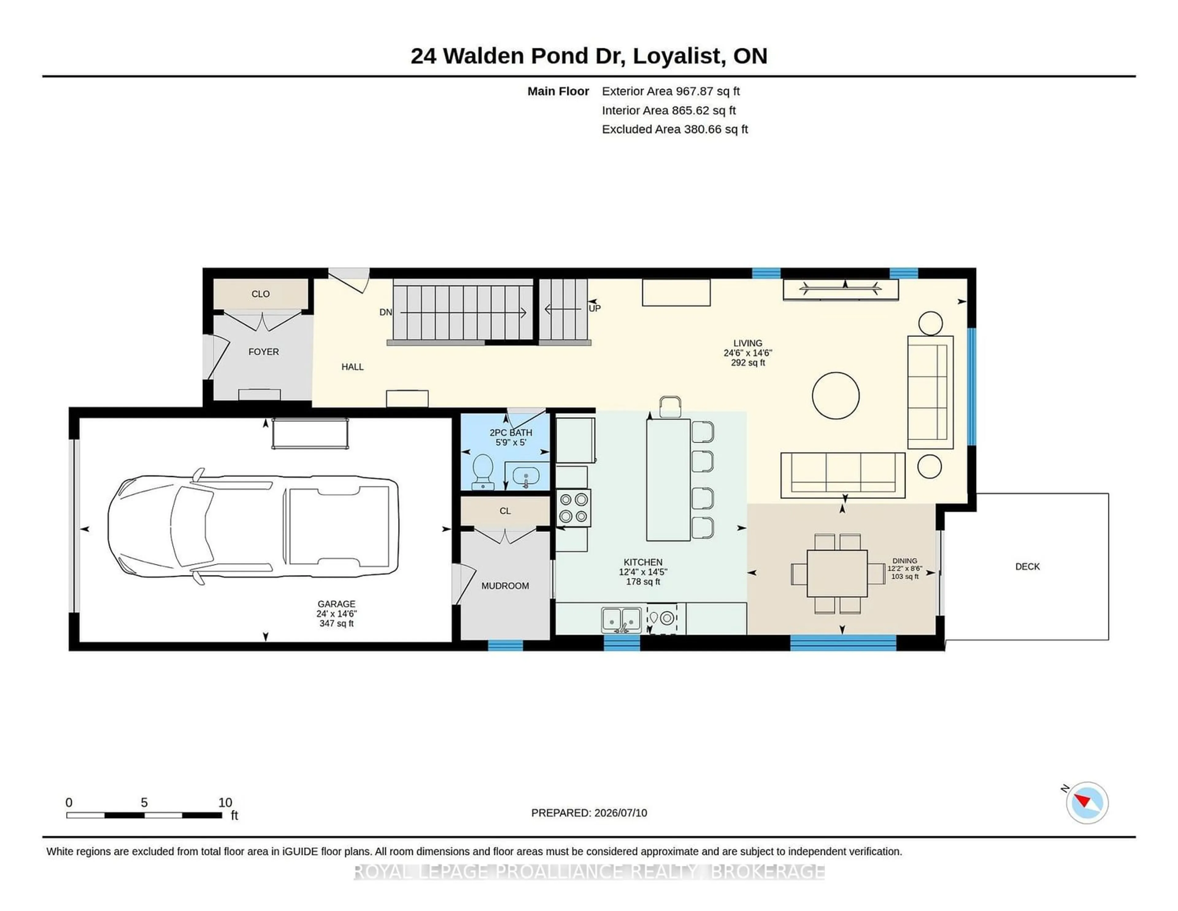 Floor plan for 24 Walden Pond Dr, Loyalist Ontario K7N 0E8