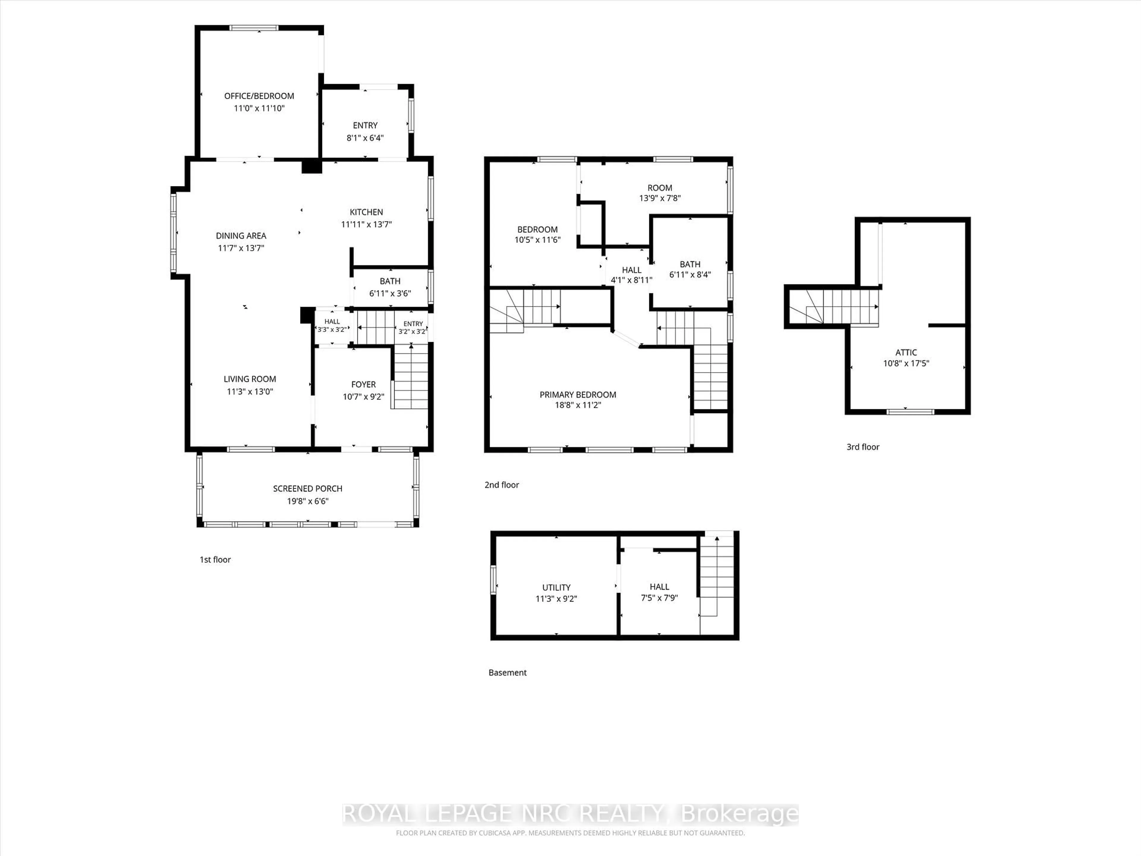 Floor plan for 167 Pleasant Ave, St. Catharines Ontario L2R 1Y6