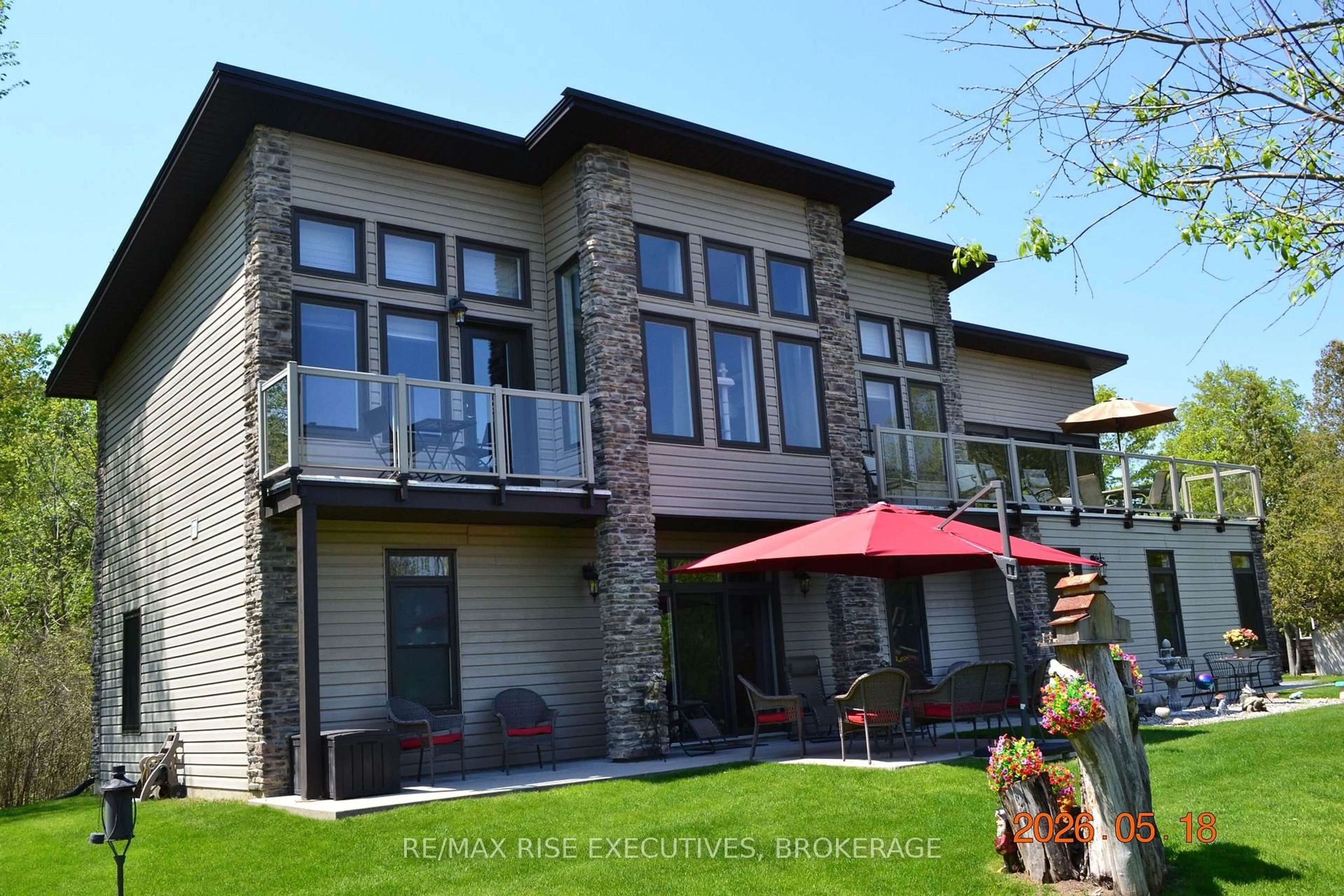 Home with brick exterior material, building for 4646 Stair Step Lane, Battersea Ontario K0H 1H0