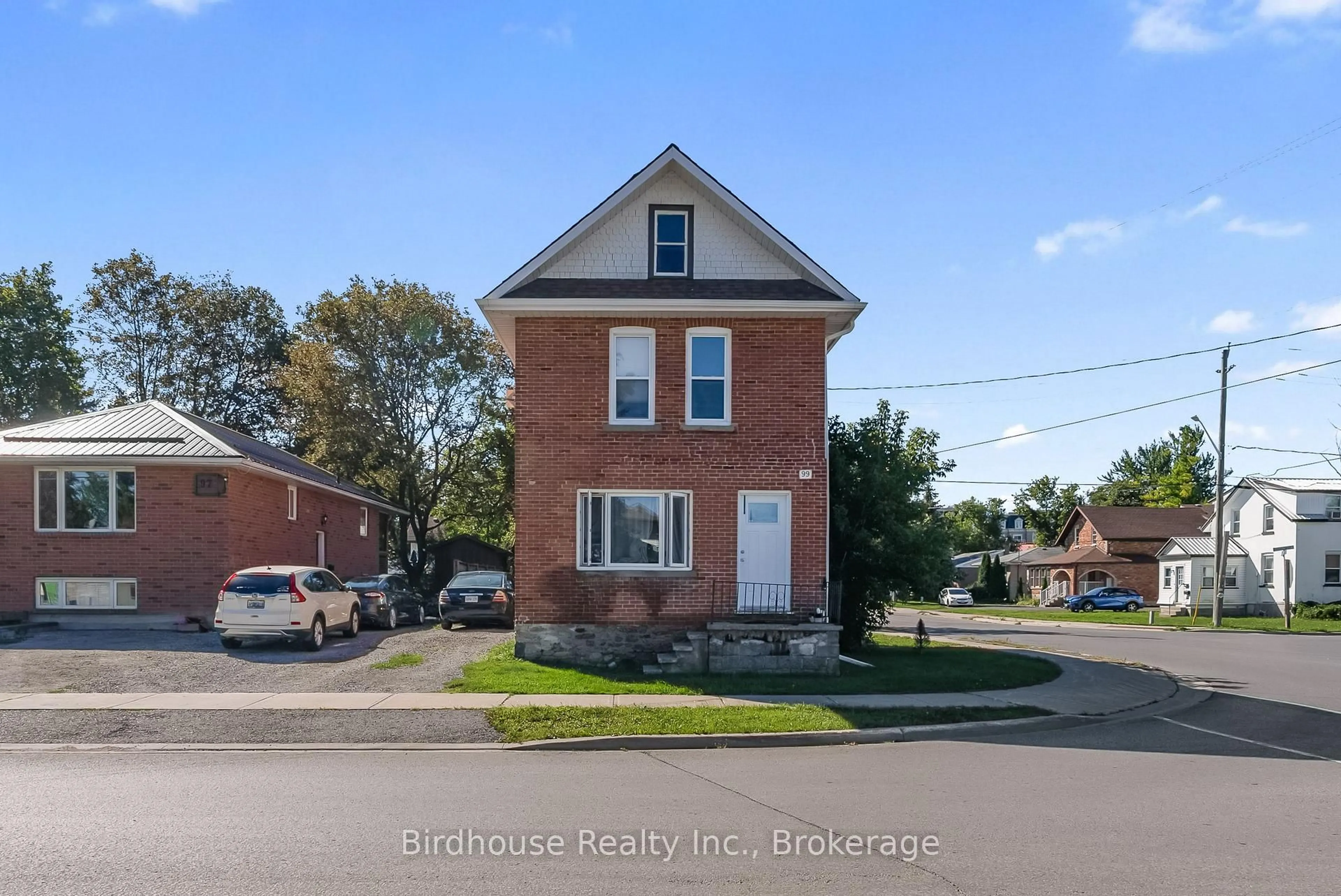 Home with brick exterior material, street for 99 Durham St, Kawartha Lakes Ontario K9V 2P8
