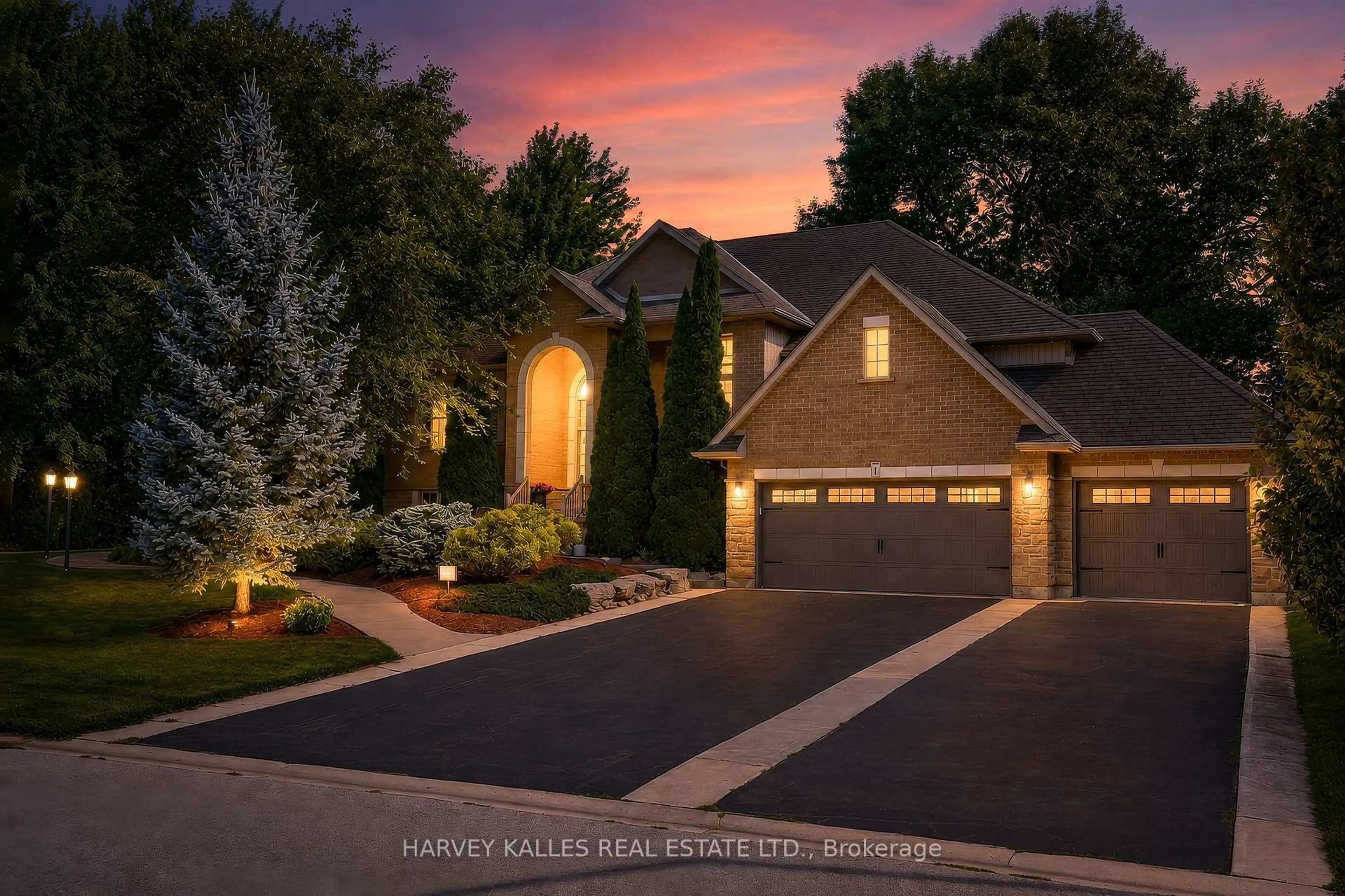 Home with brick exterior material, street for 1 Franks Lane, Brantford Ontario N3T 5L7