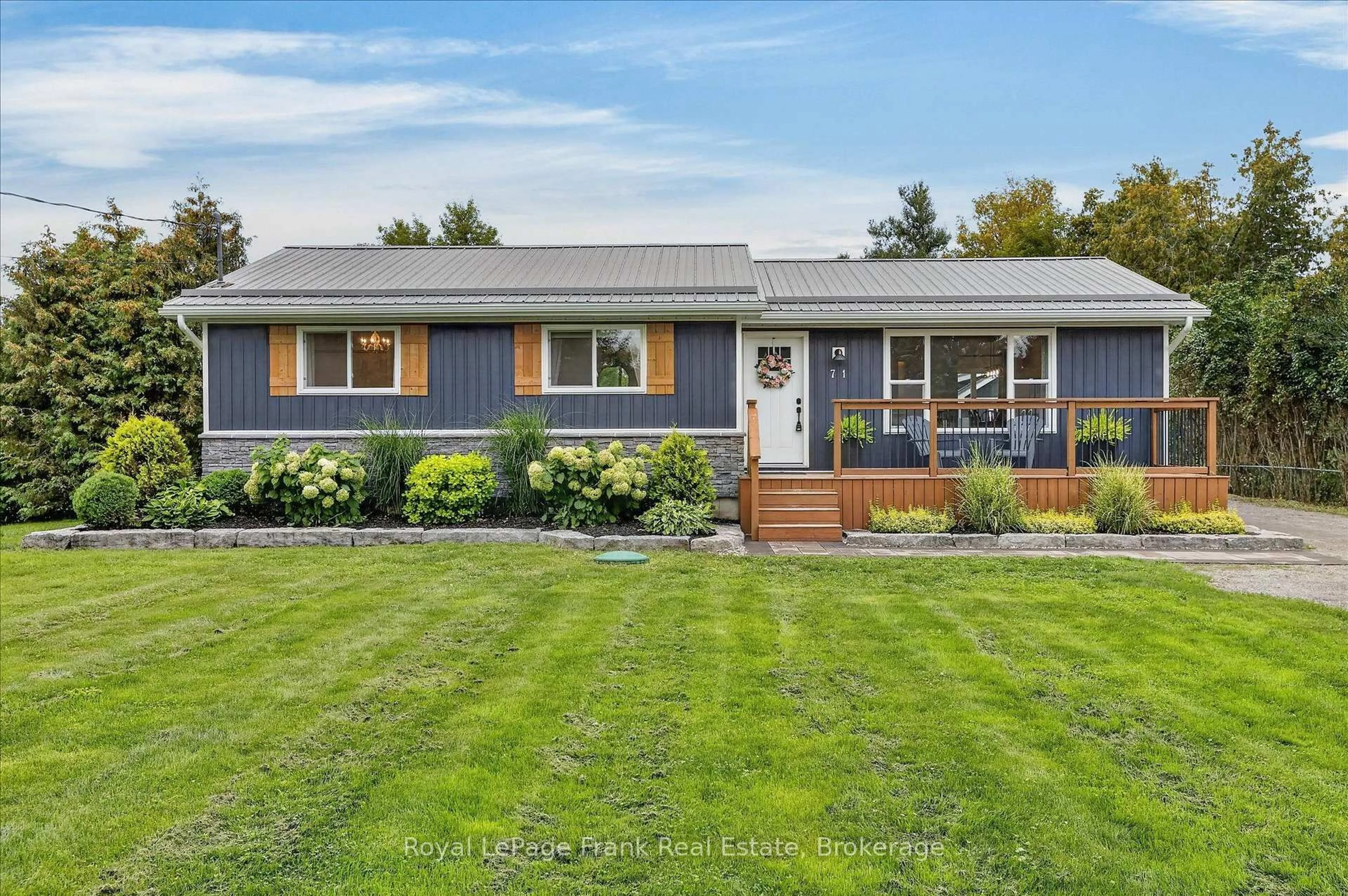 Home with vinyl exterior material, street for 71 Queen St, Kawartha Lakes Ontario K0L 2W0