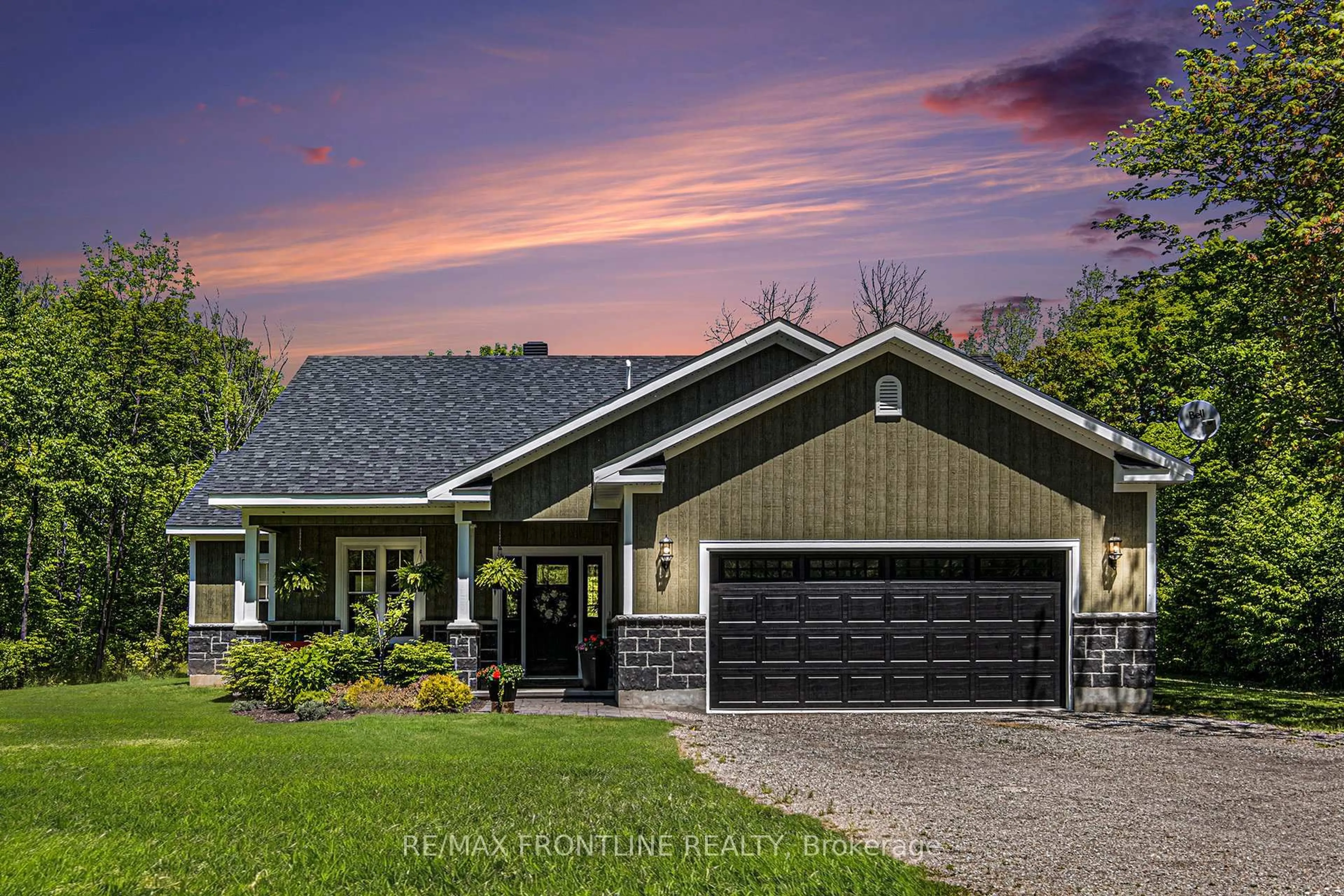 Home with vinyl exterior material, street for 4780 C Briton-Houghton Bay Rd, Rideau Lakes Ontario K0G 1V0