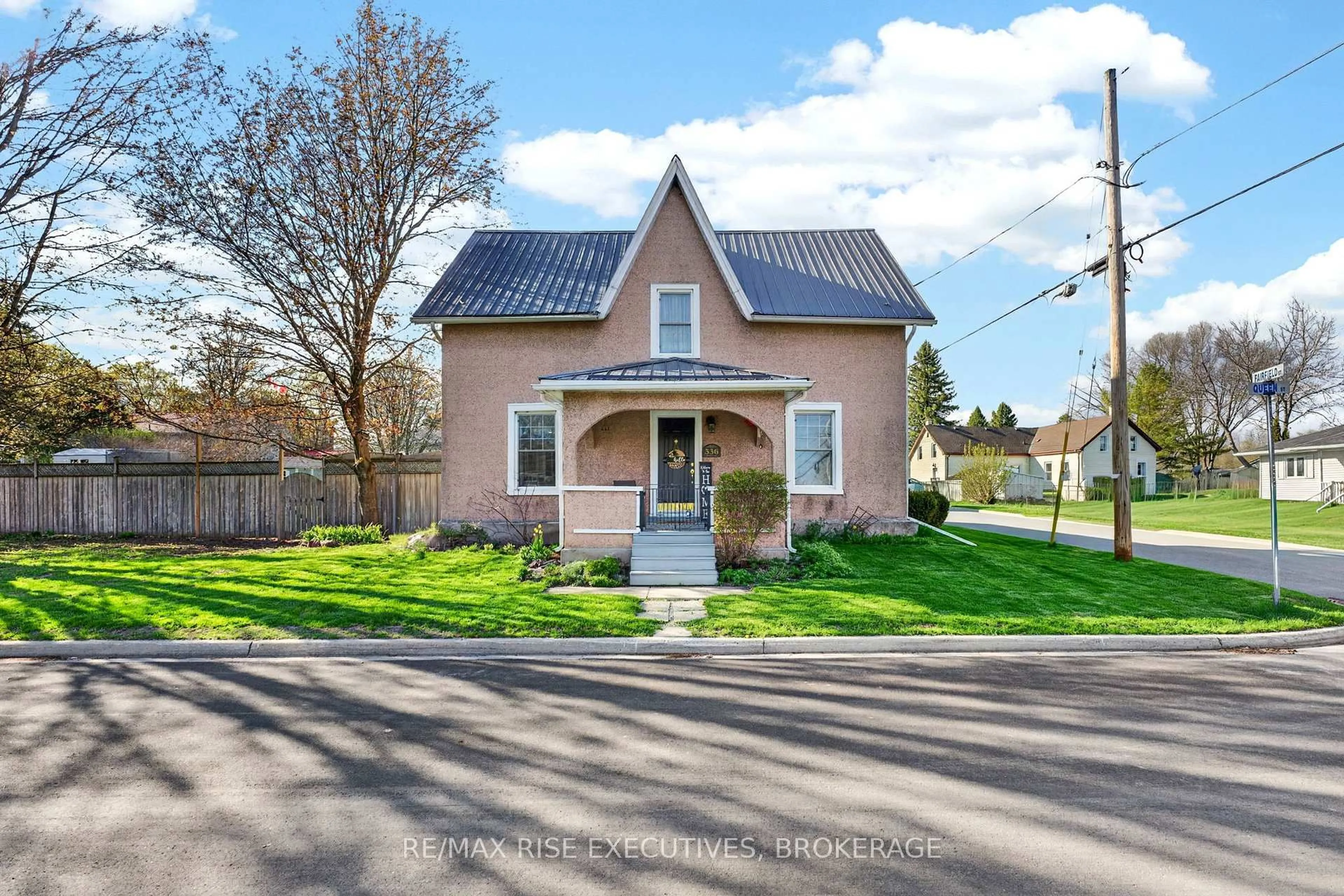 Home with brick exterior material, street for 336 Queen St, Bath Ontario K0H 1G0