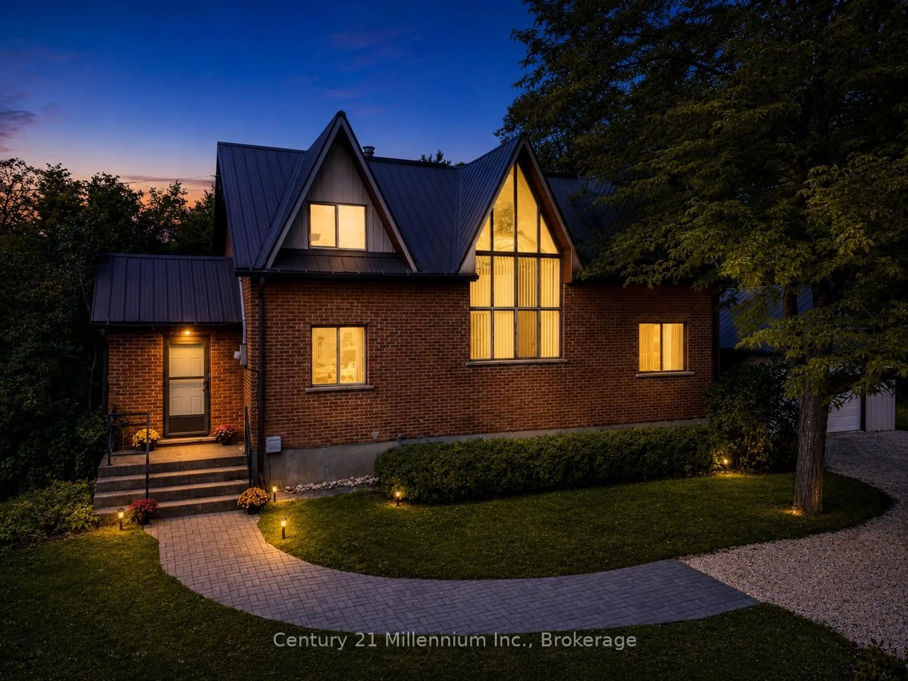 Home with brick exterior material, street for 425005 Irish Lake Rd, Grey Highlands Ontario N0C 1H0