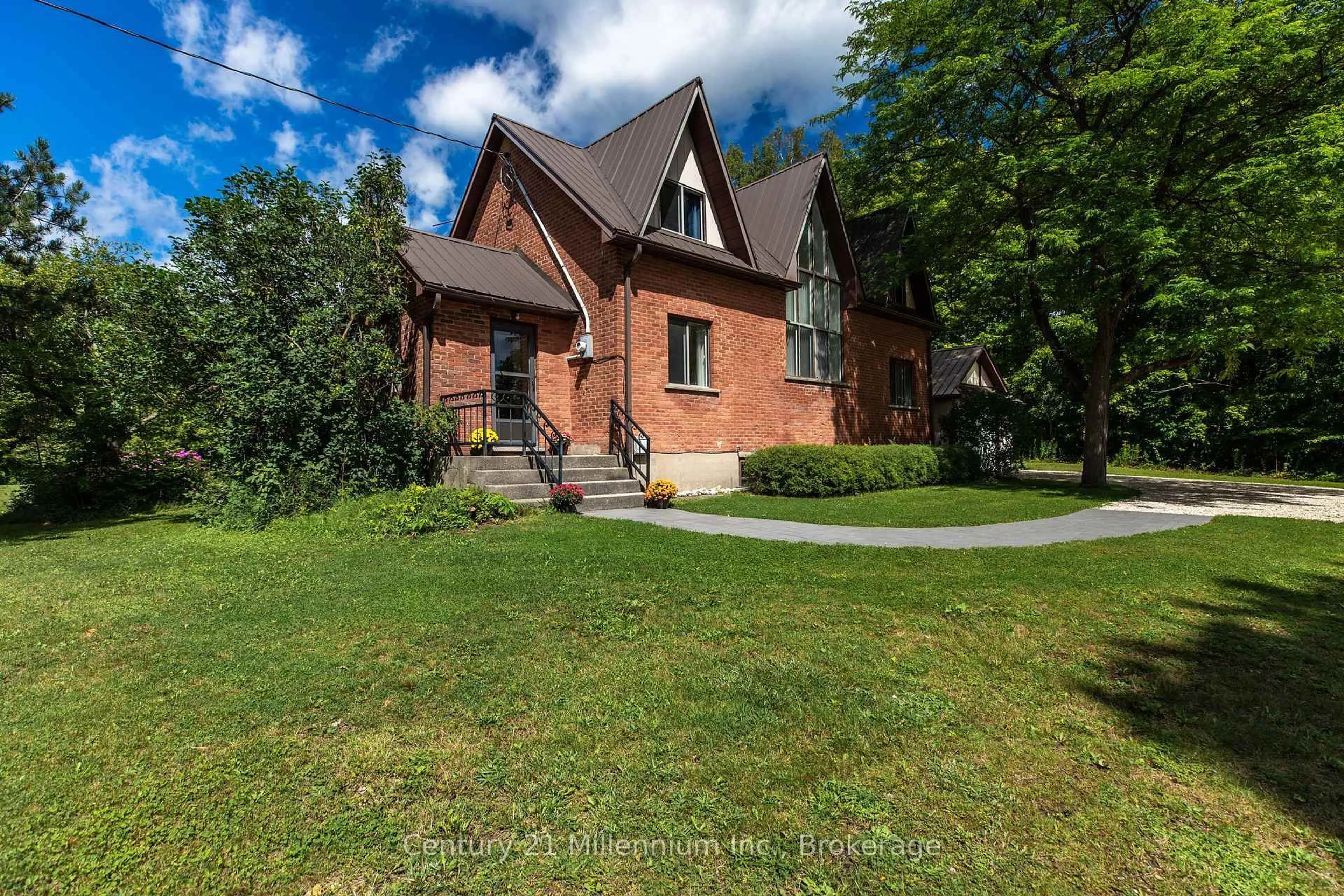 Home with brick exterior material, street for 425005 Irish Lake Rd, Grey Highlands Ontario N0C 1H0