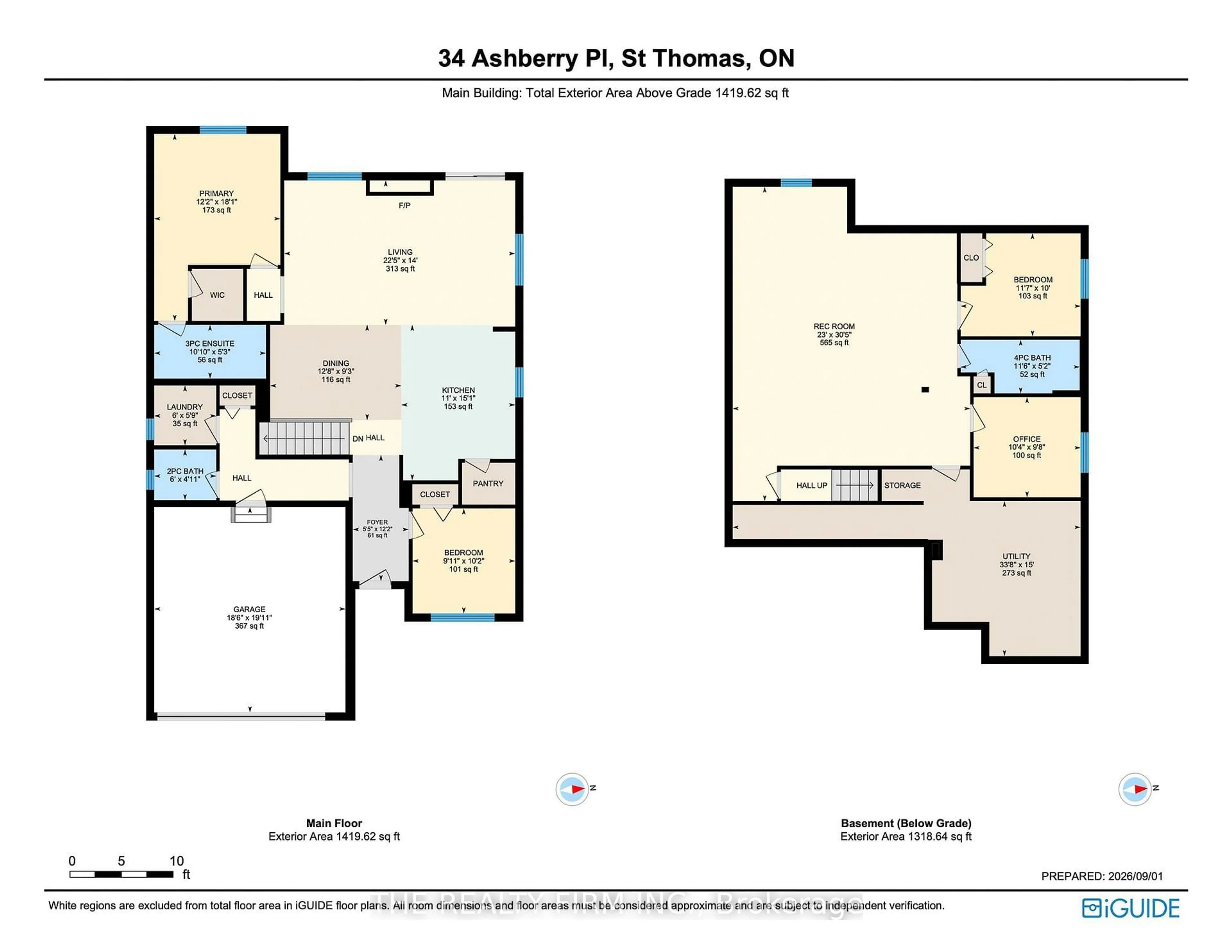 Floor plan for 34 Ashberry Pl, St. Thomas Ontario N5R 0H9