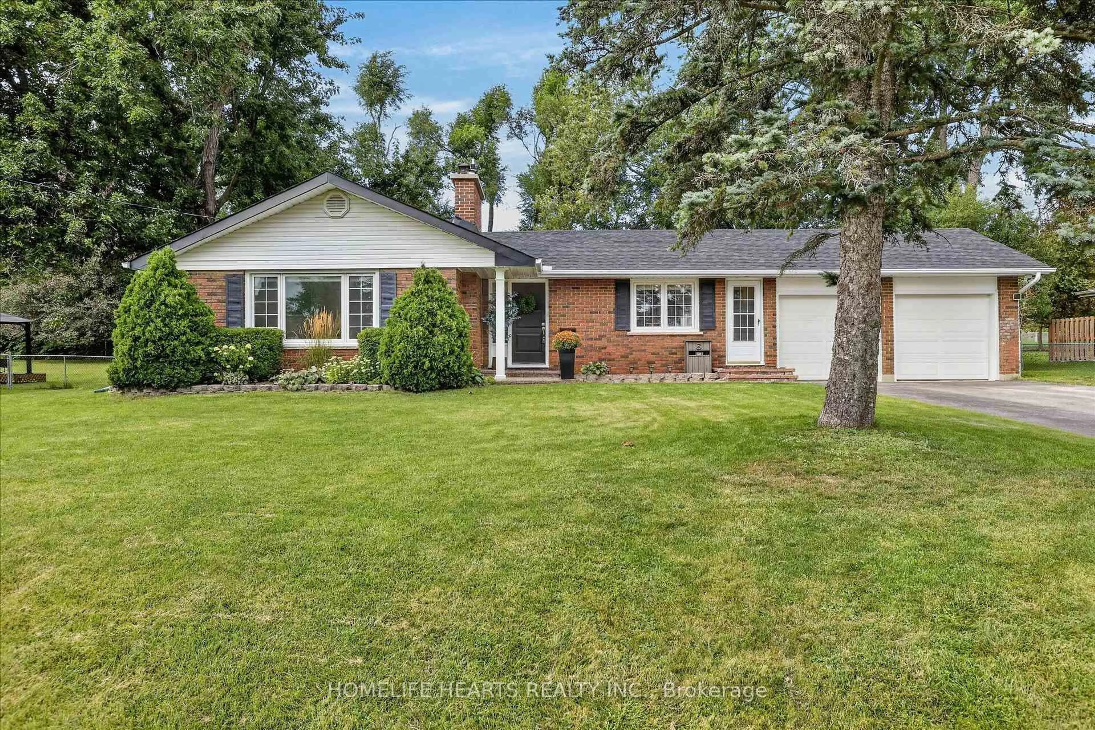 Home with brick exterior material, street for 6 Terraview Heights Dr, Selwyn Ontario K9L 1M5