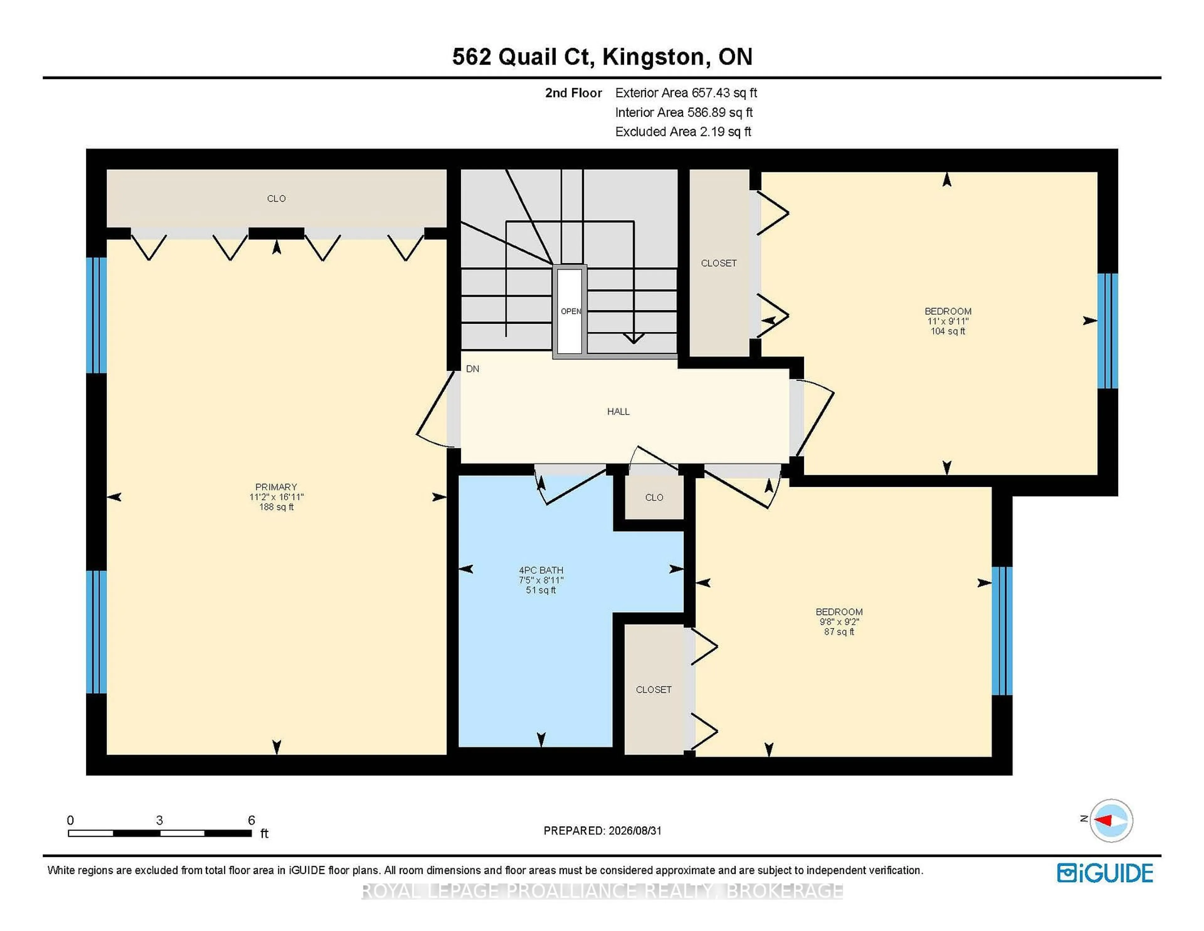 Floor plan for 562 Quail Crt, Kingston Ontario K7M 8Z3