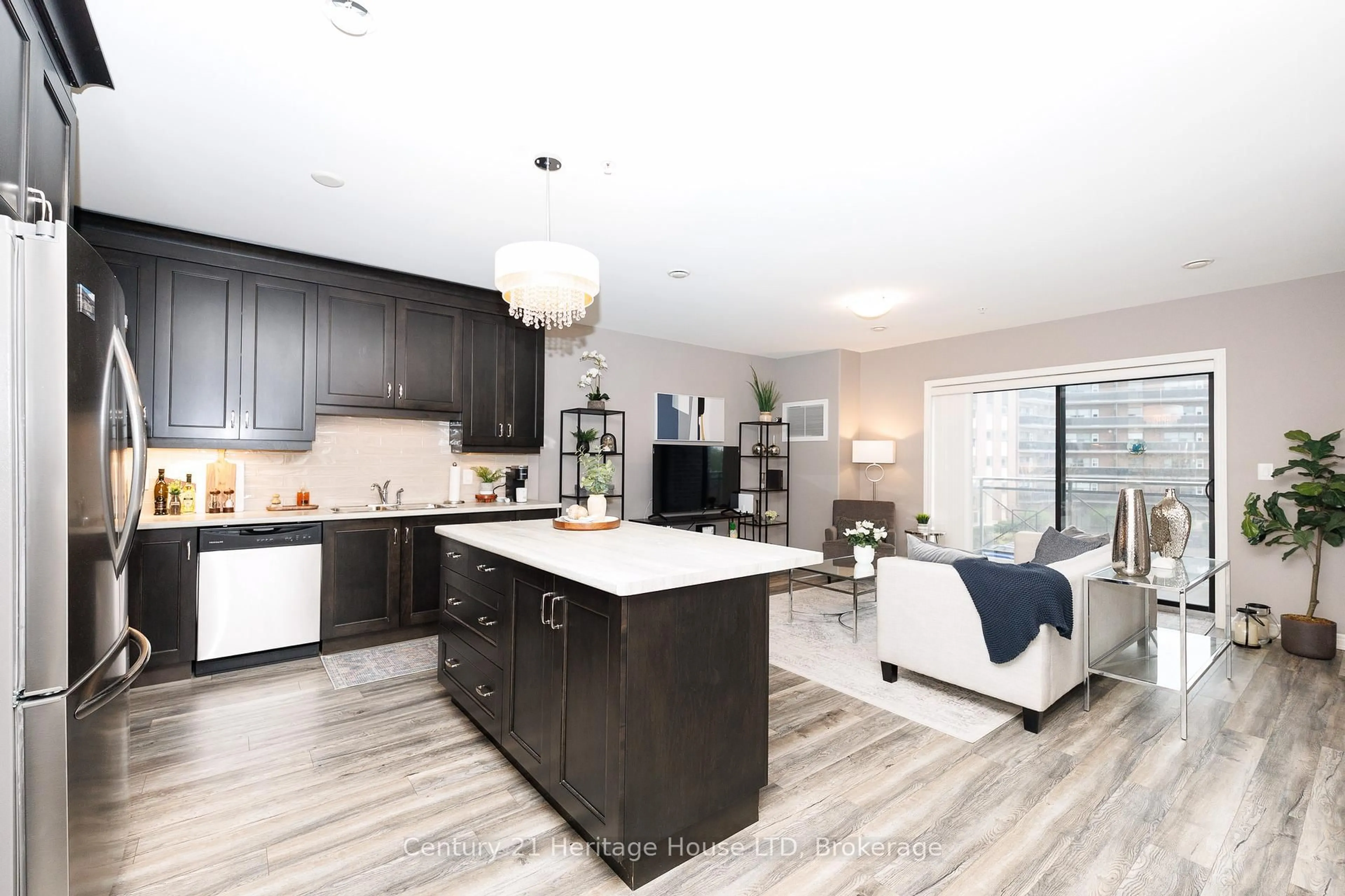Open concept kitchen, unknown for 379 Scott St #307, St. Catharines Ontario L2M 3W2