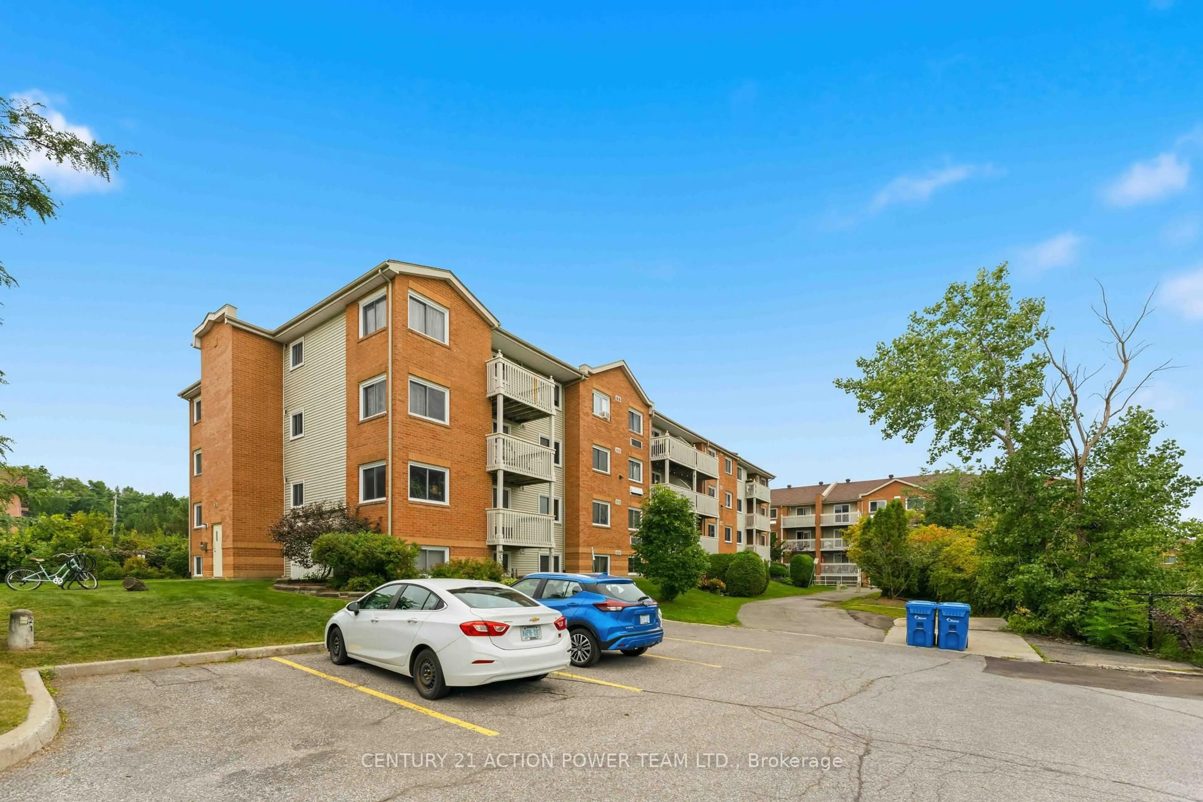 A pic from outside/outdoor area/front of a property/back of a property/a pic from drone, unknown for 345 Centrum Blvd #115, Ottawa Ontario K1E 3W9