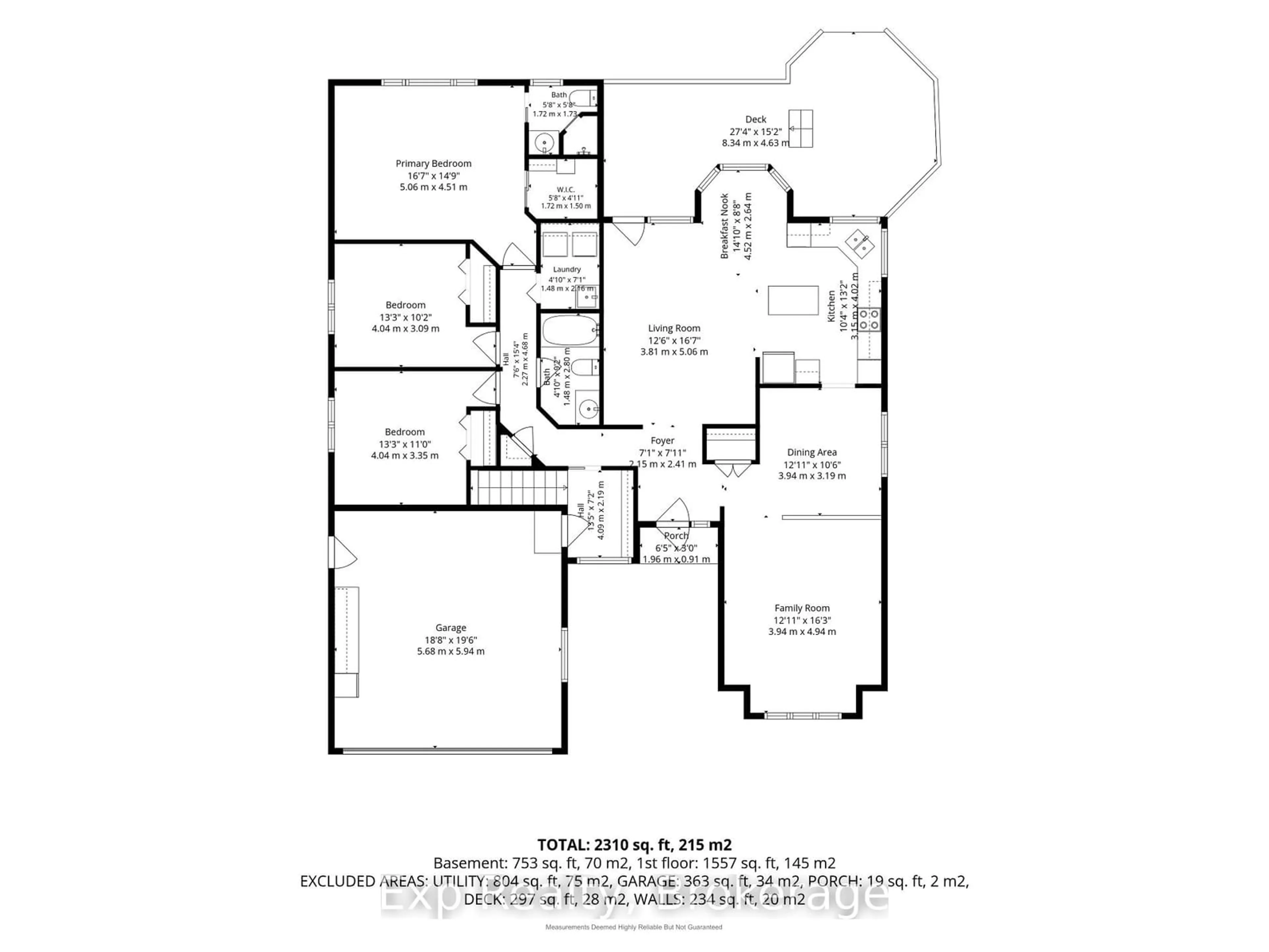 Floor plan for 121 Simcoe St, Greater Napanee Ontario K7R 2X5