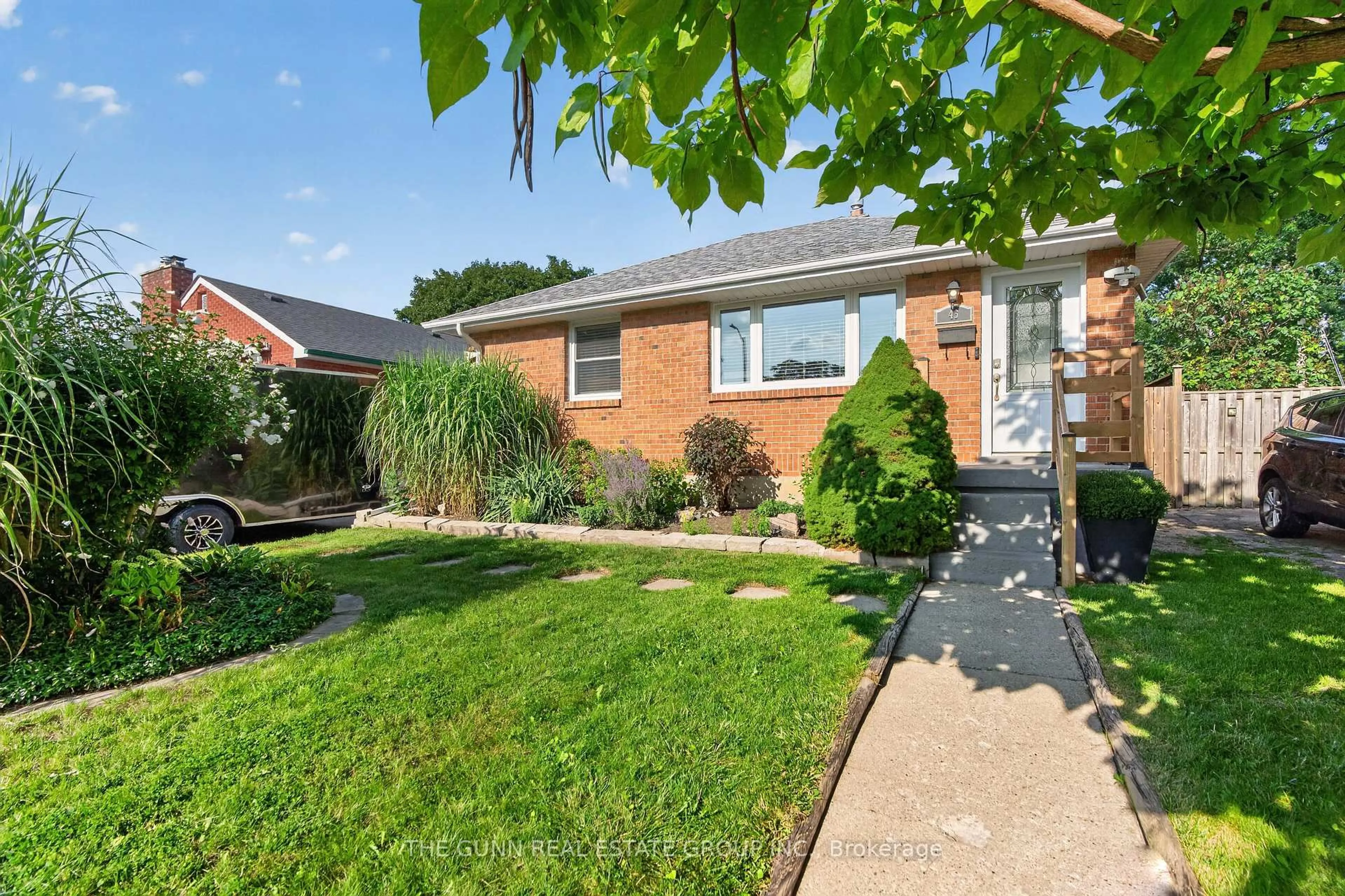 Home with brick exterior material, street for 46 Stevenson Ave, London East Ontario N5W 1Y5