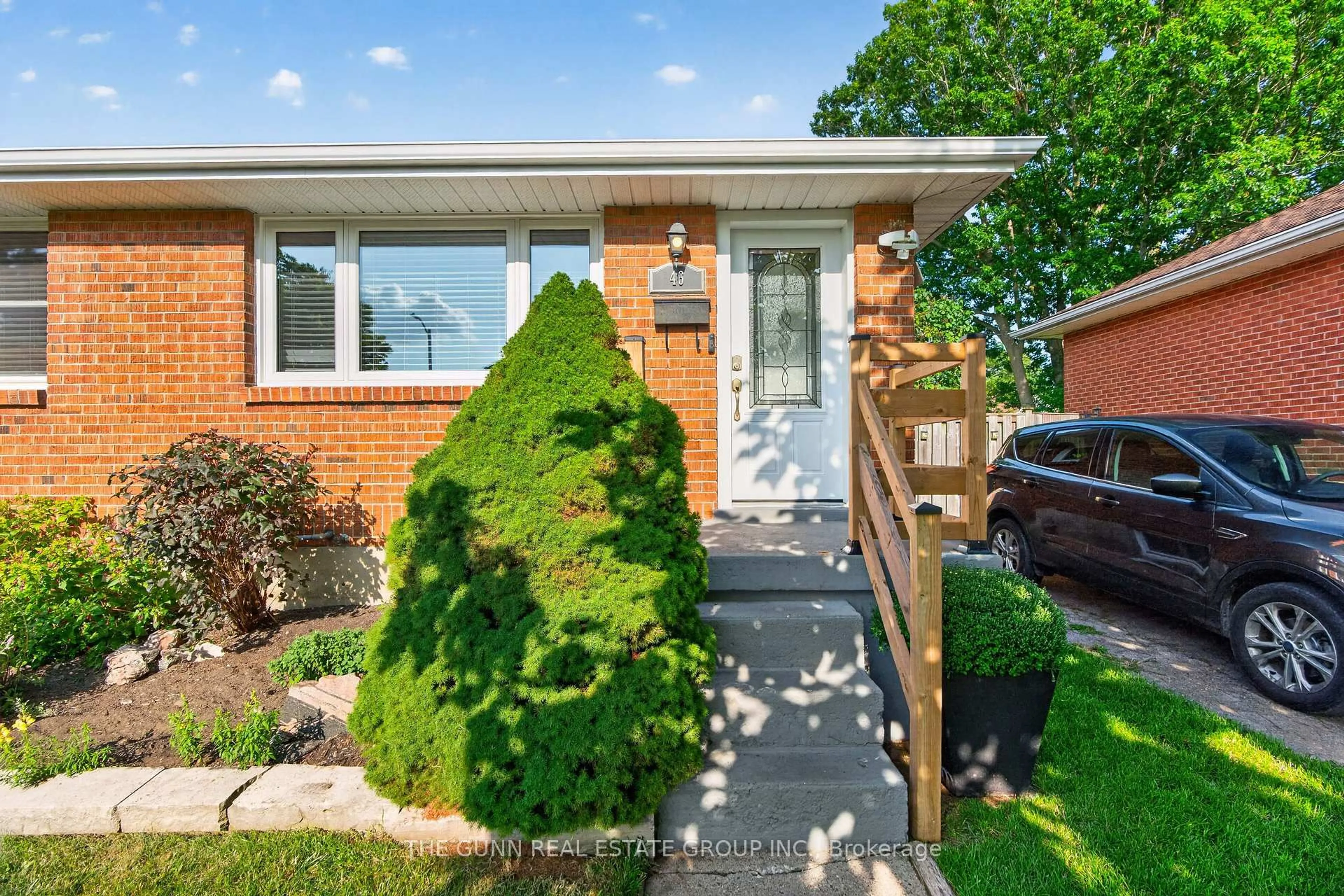 Home with brick exterior material, street for 46 Stevenson Ave, London East Ontario N5W 1Y5