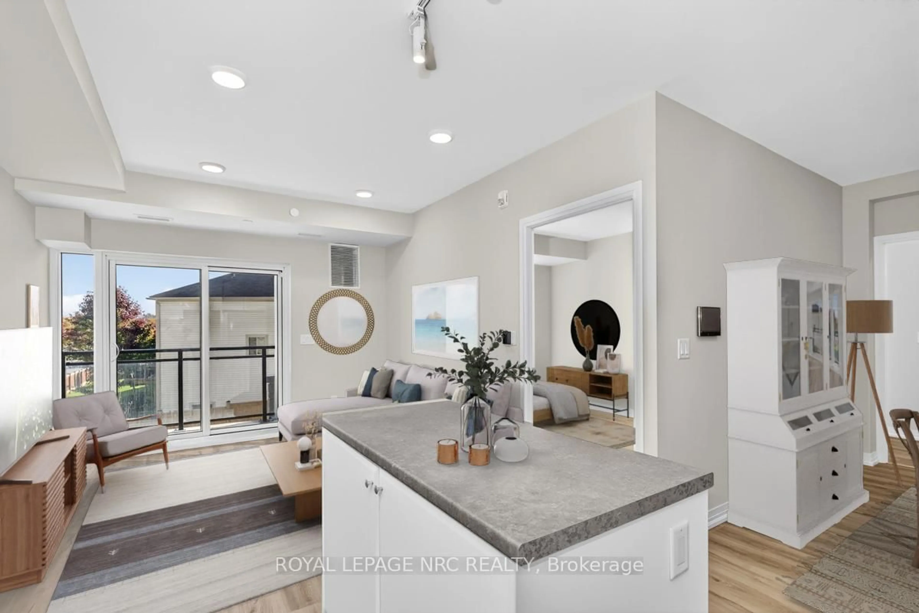 Open concept kitchen, ceramic/tile floor for 50 HERRICK Ave #121, St. Catharines Ontario L2P 2T9