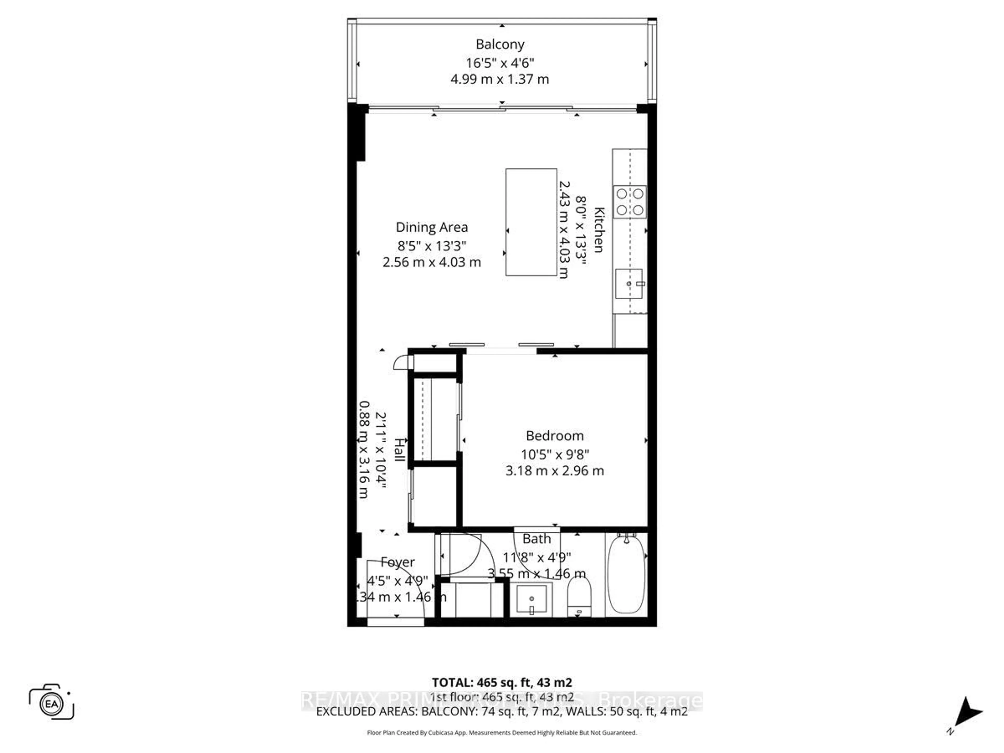 Floor plan for 300 Lisgar St #506, Ottawa Ontario K2P 0E2