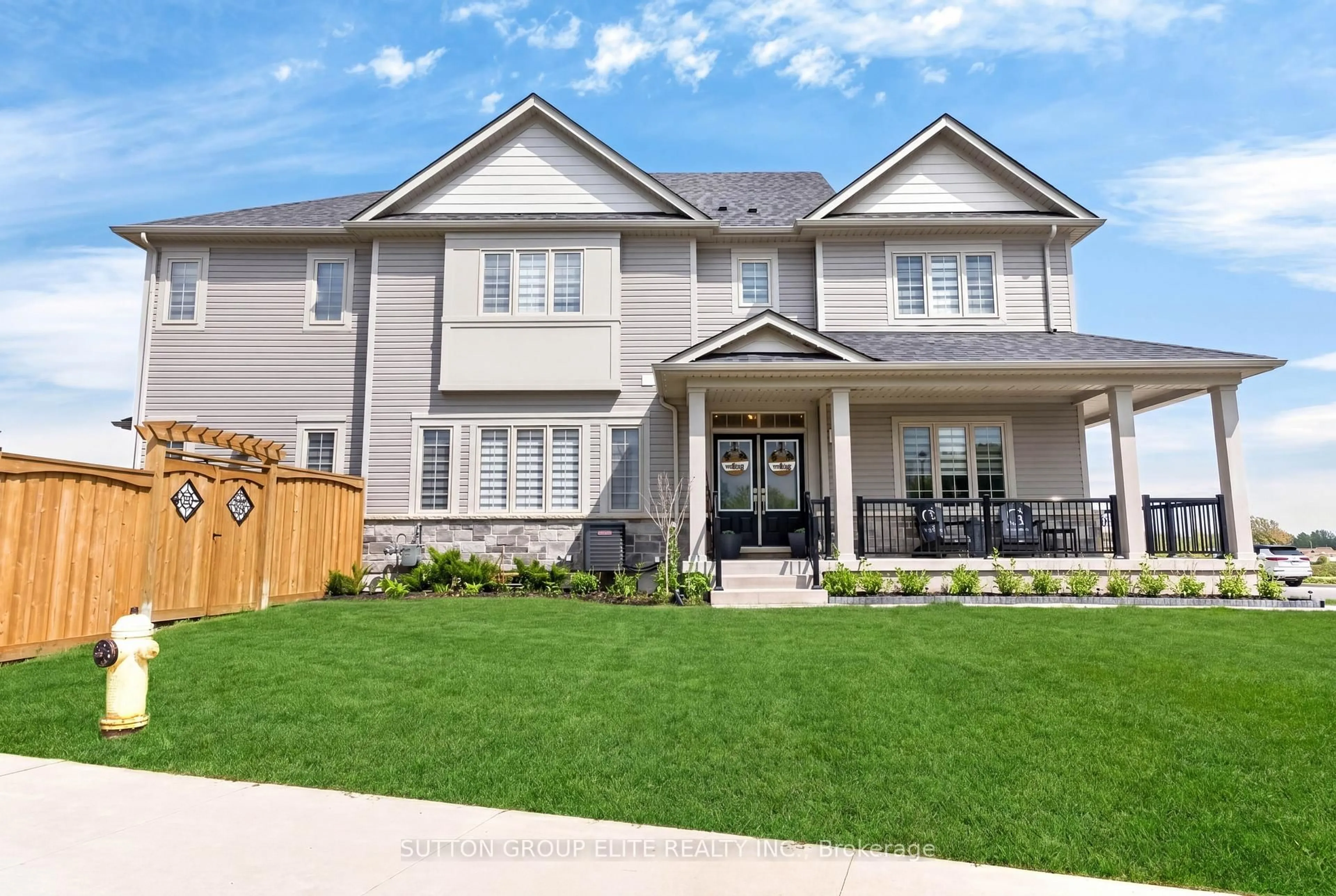 Home with brick exterior material, street for 95 Elliot Ave, Centre Wellington Ontario N1M 0H9