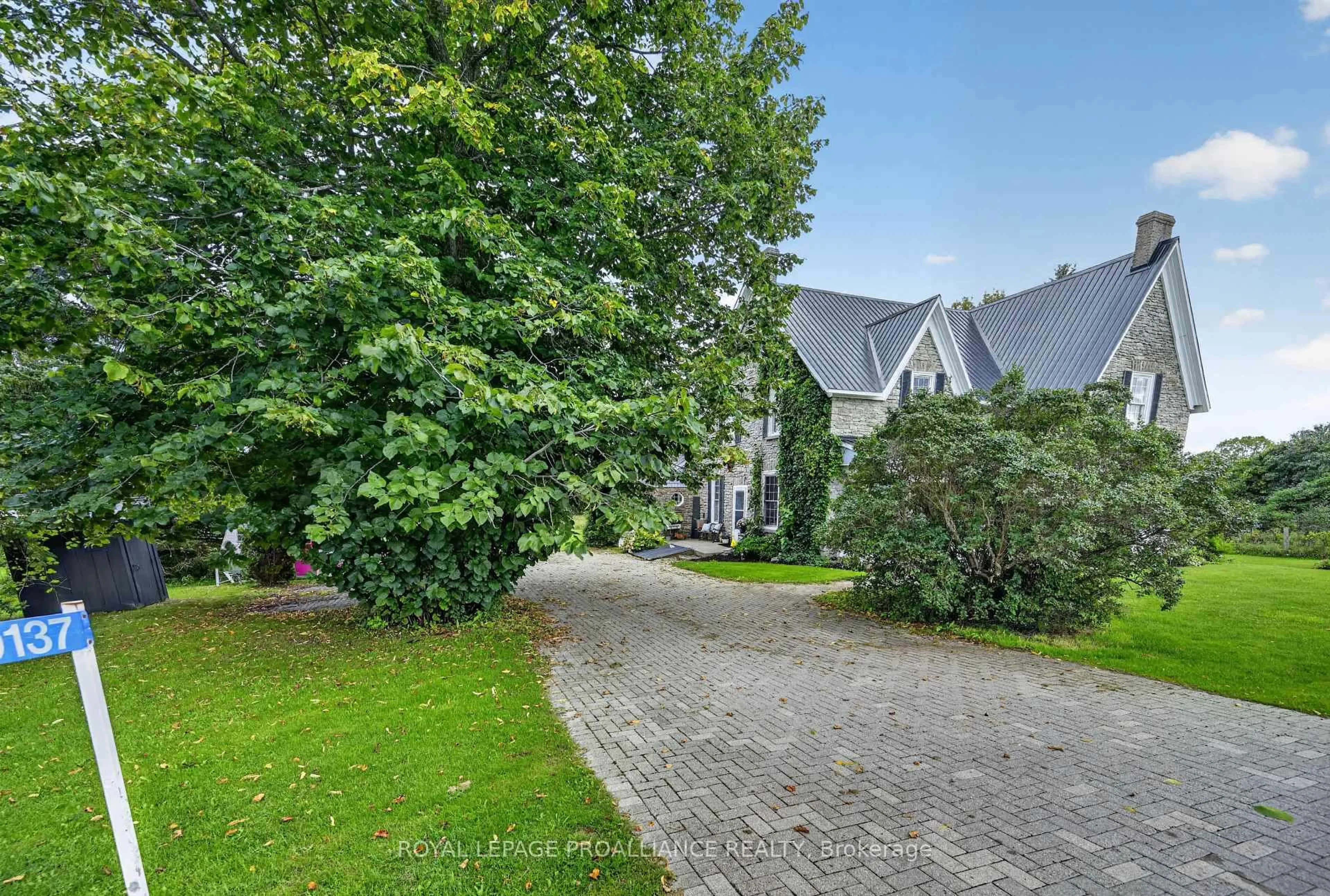A pic from outside/outdoor area/front of a property/back of a property/a pic from drone, street for 9137 County Road 6 Rd, Augusta Ontario K0G 1R0