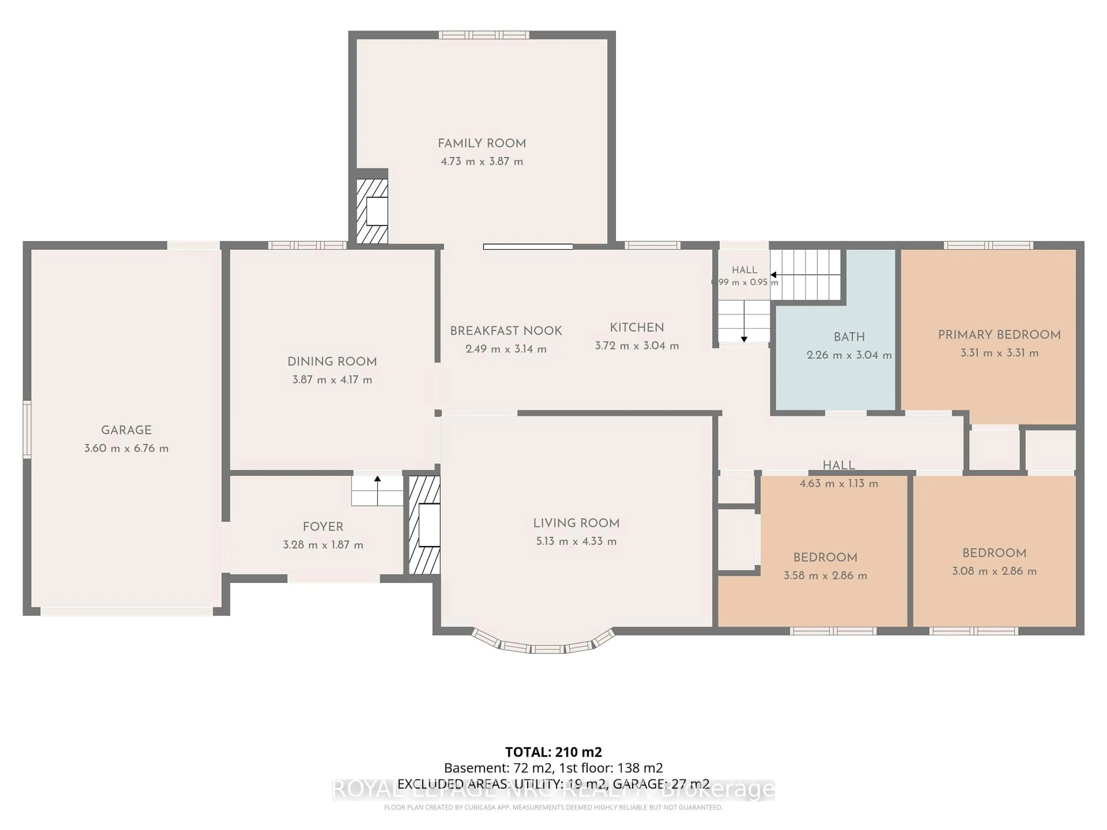 Floor plan for 161 Catherine St, Fort Erie Ontario L2A 2J1