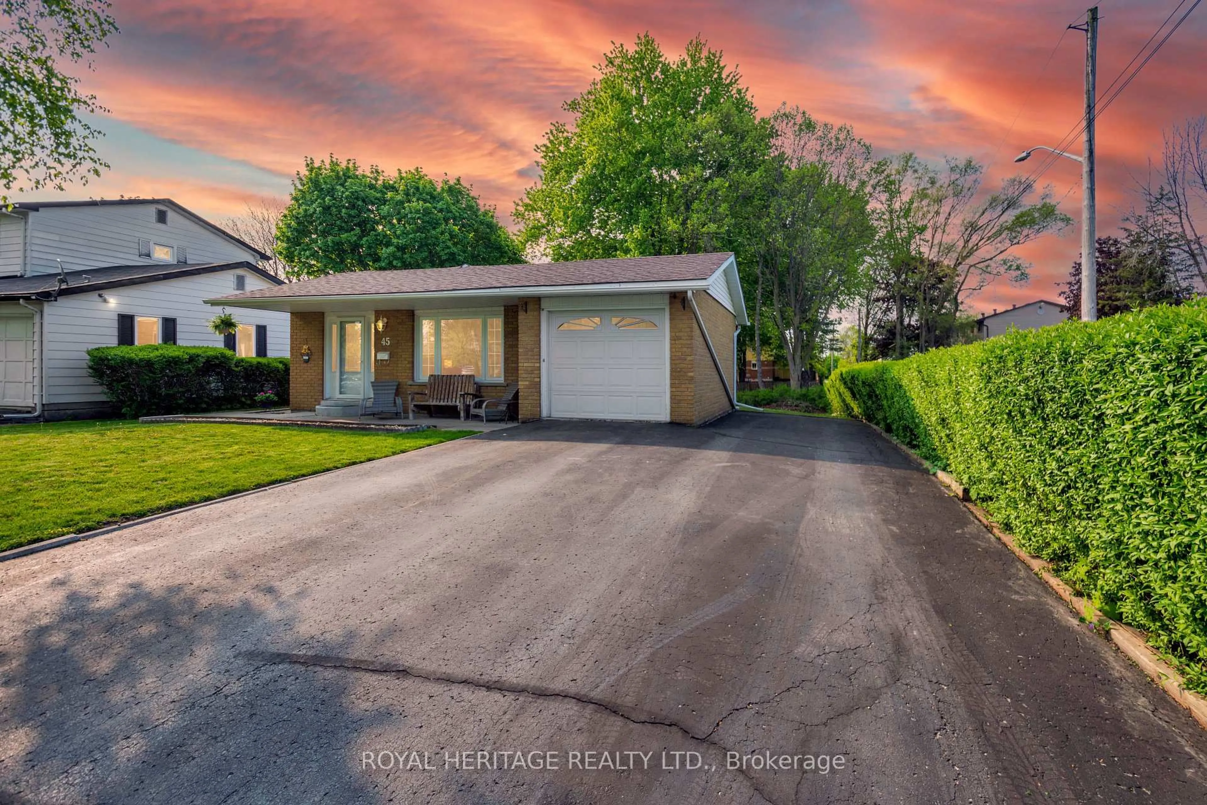 A pic from outside/outdoor area/front of a property/back of a property/a pic from drone, street for 45 Barbara St, Quinte West Ontario K8V 1Z6