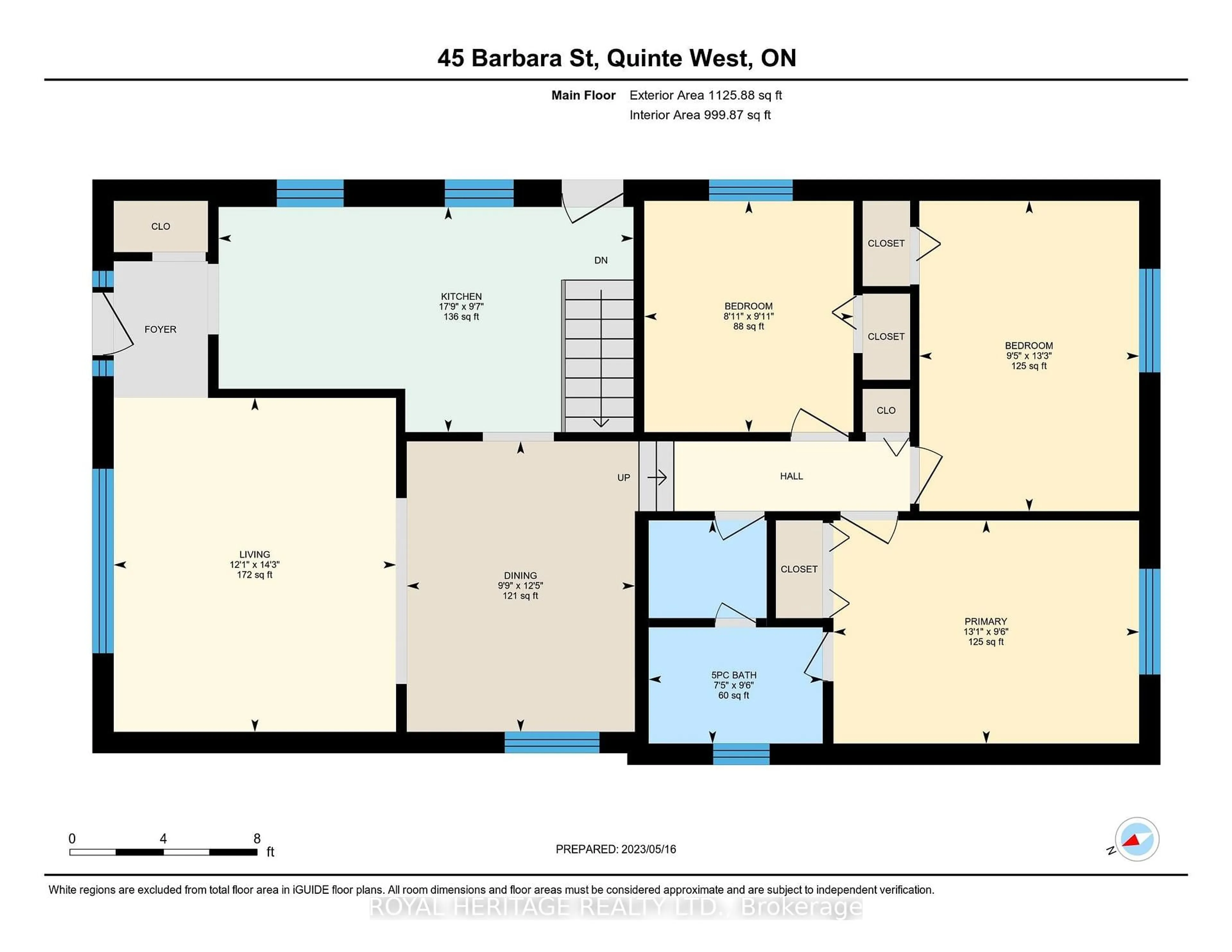 Floor plan for 45 Barbara St, Quinte West Ontario K8V 1Z6
