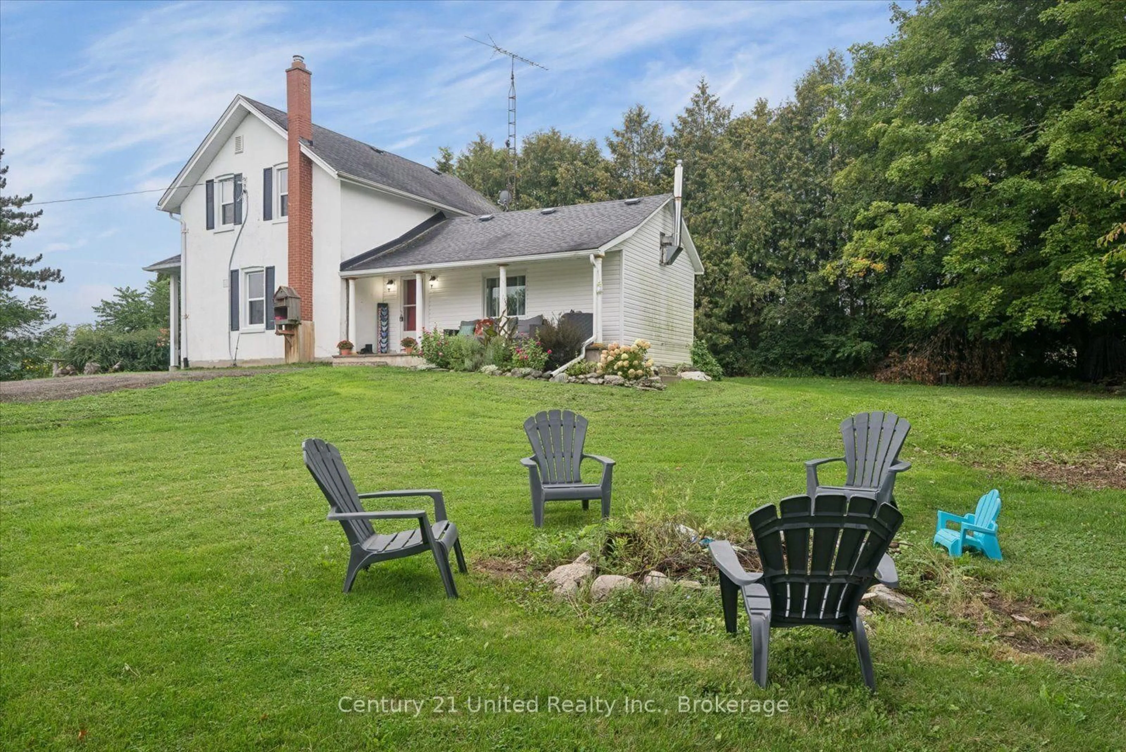 A pic from outside/outdoor area/front of a property/back of a property/a pic from drone, water/lake/river/ocean view for 15710 County Rd 29, Brighton Ontario K0L 1L0