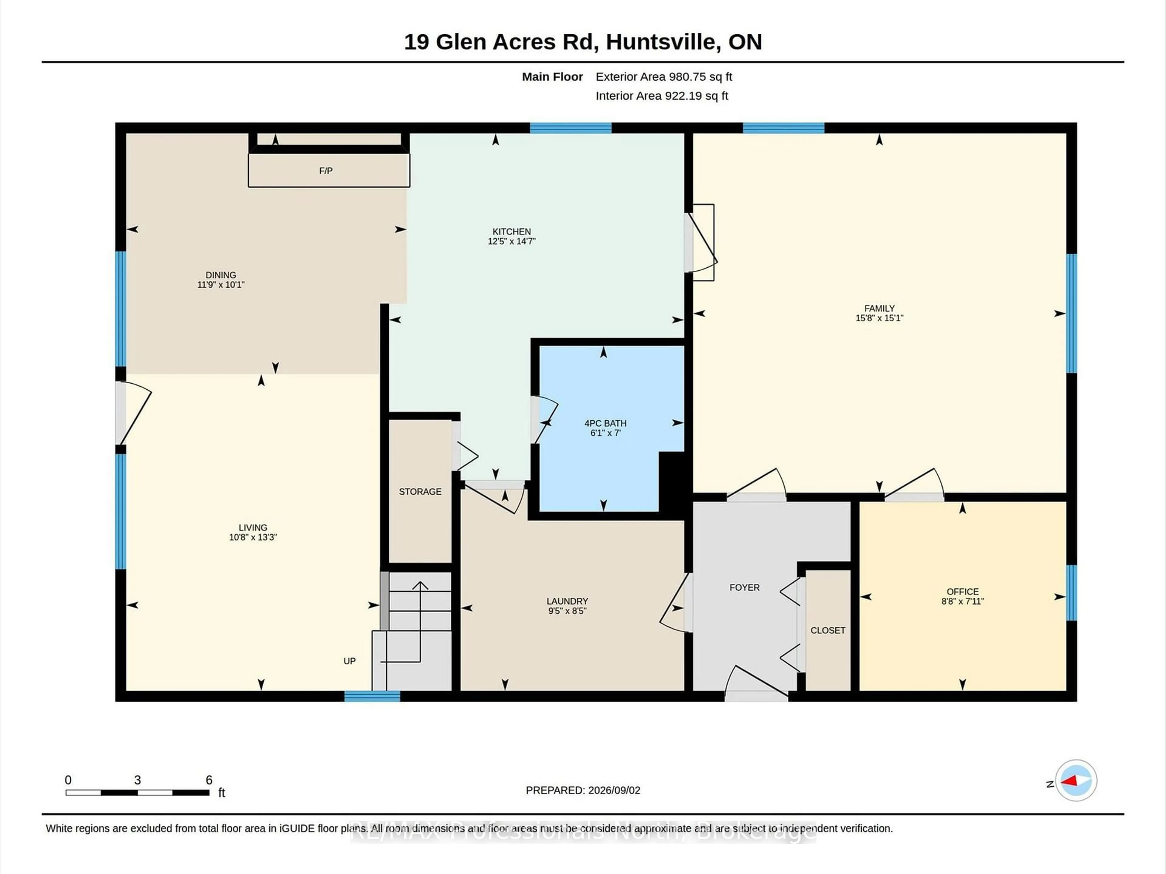 Floor plan for 19 Glen Acres Rd, Huntsville Ontario P1H 1N6