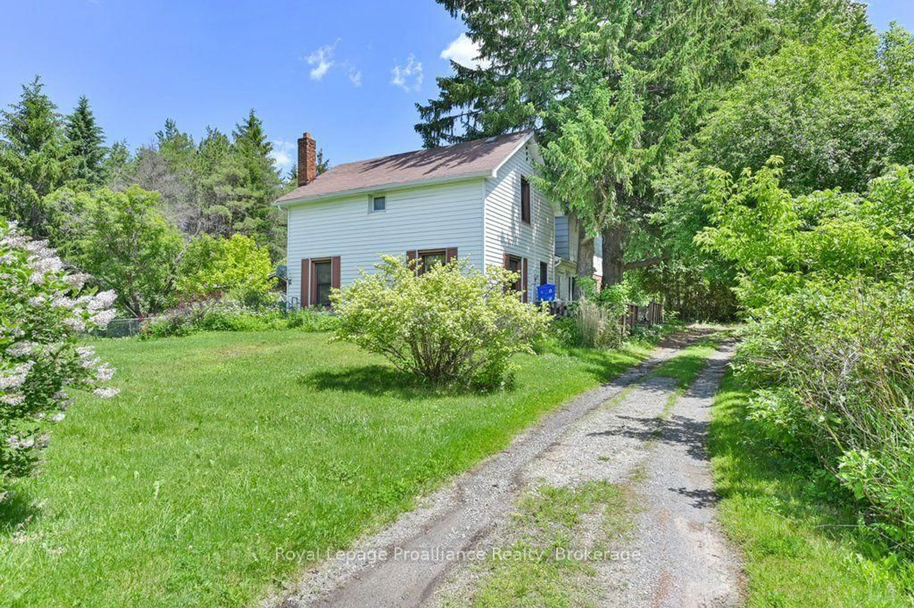 A pic from outside/outdoor area/front of a property/back of a property/a pic from drone, street for 2014 Foxboro-Stirling Rd, Stirling Ontario K0K 3E0