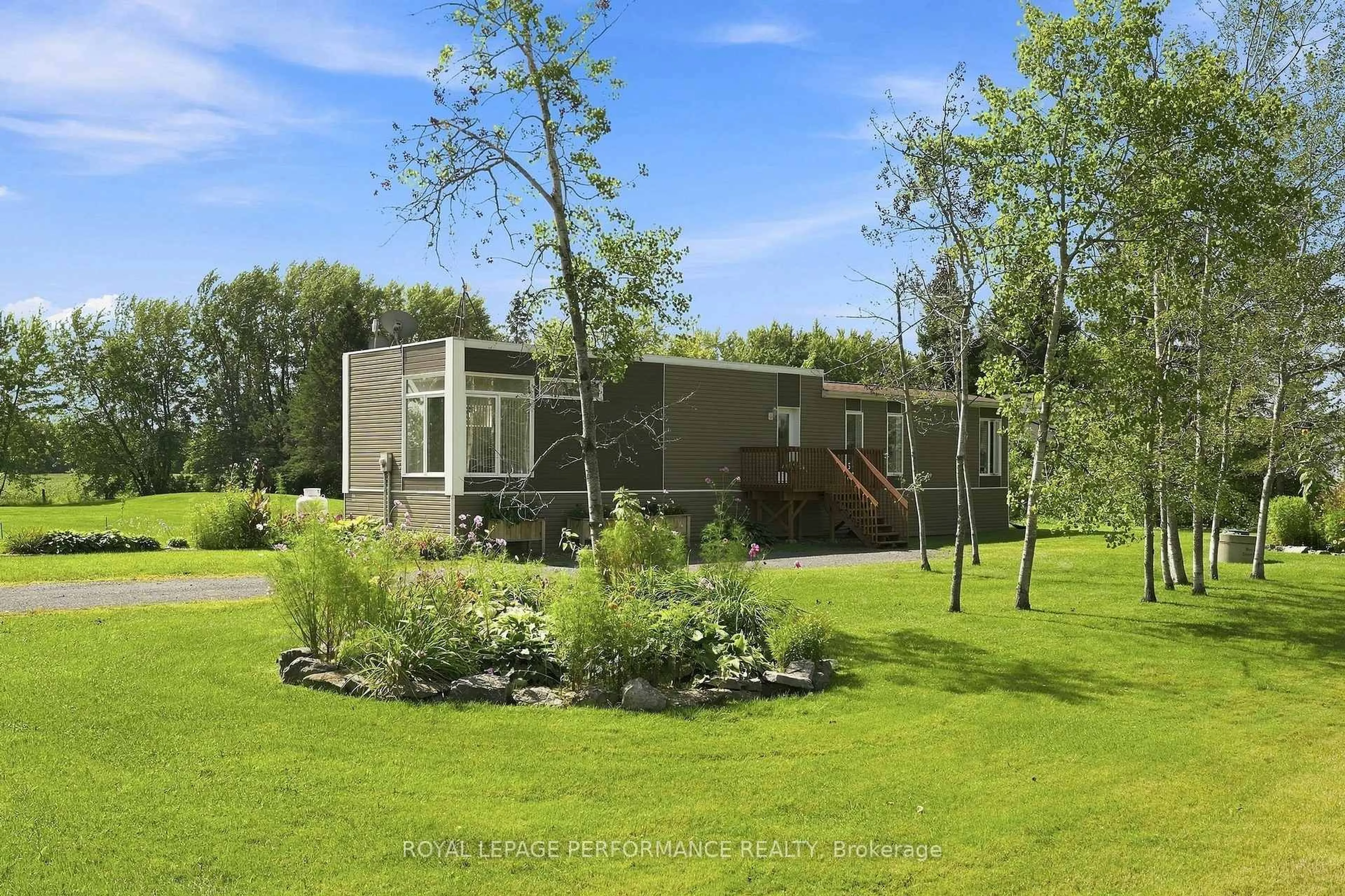 A pic from outside/outdoor area/front of a property/back of a property/a pic from drone, forest/trees view for 880 Concession 1 Rd, Alfred and Plantagenet Ontario K0B 1L0