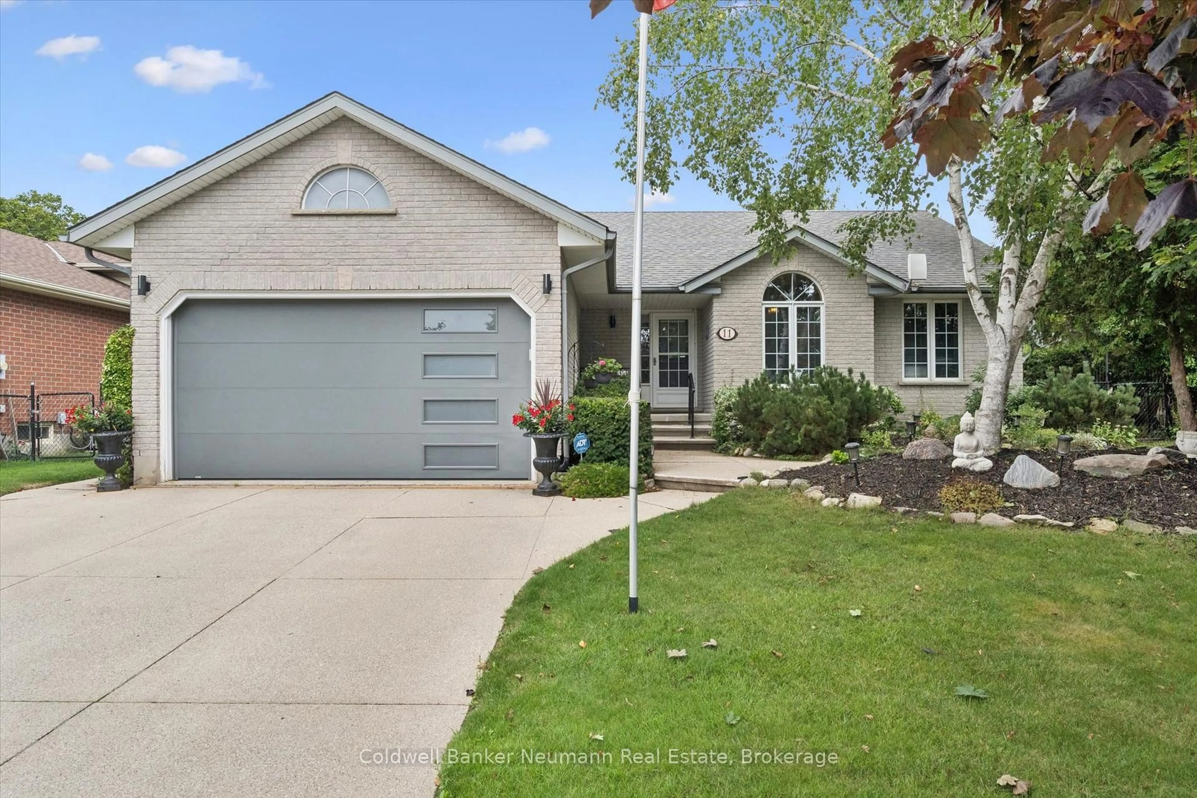 Home with vinyl exterior material, street for 11 Keating Dr, Centre Wellington Ontario N0B 1S0