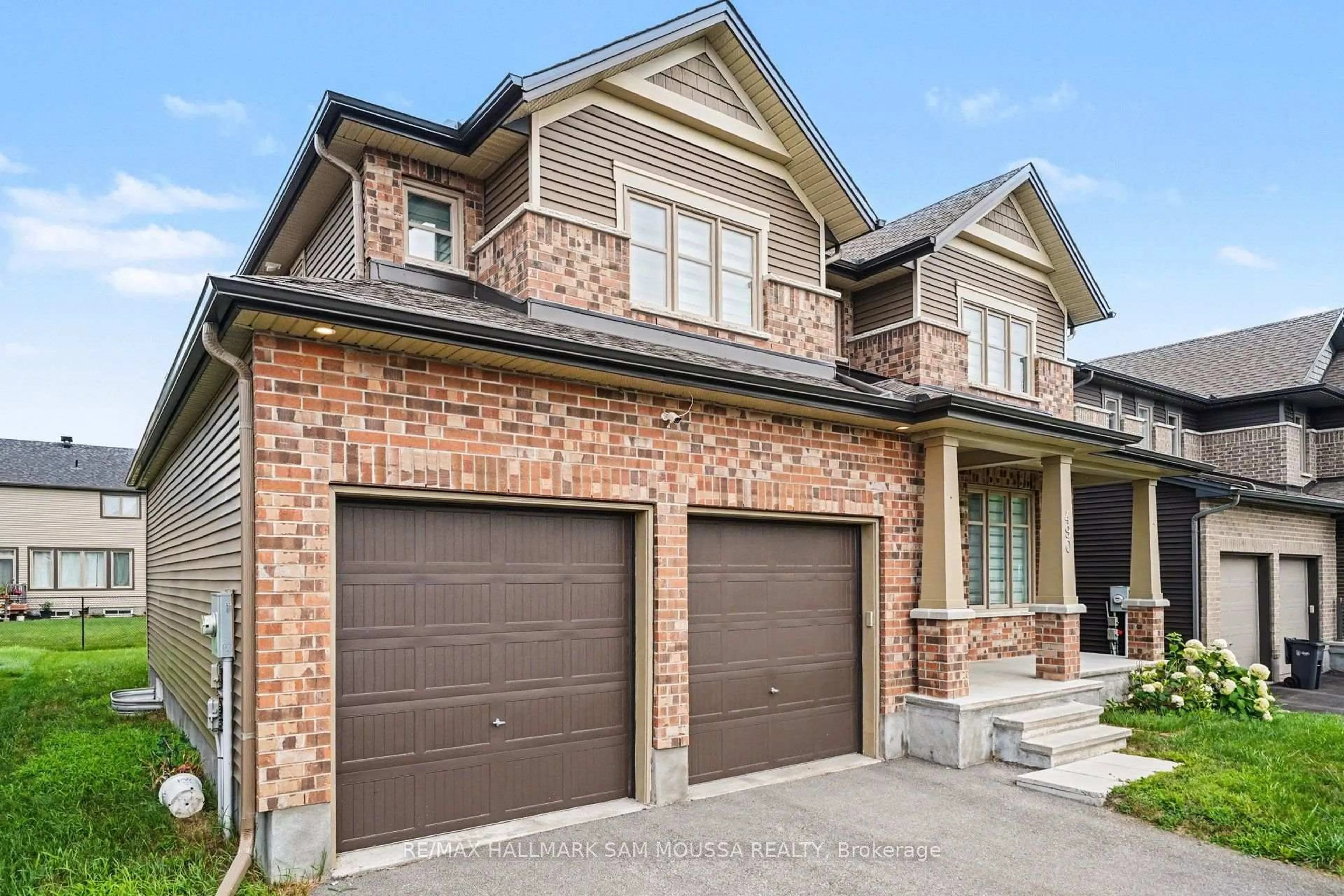 Home with brick exterior material, street for 490 Central Park Blvd, Russell Ontario K4R 0C7