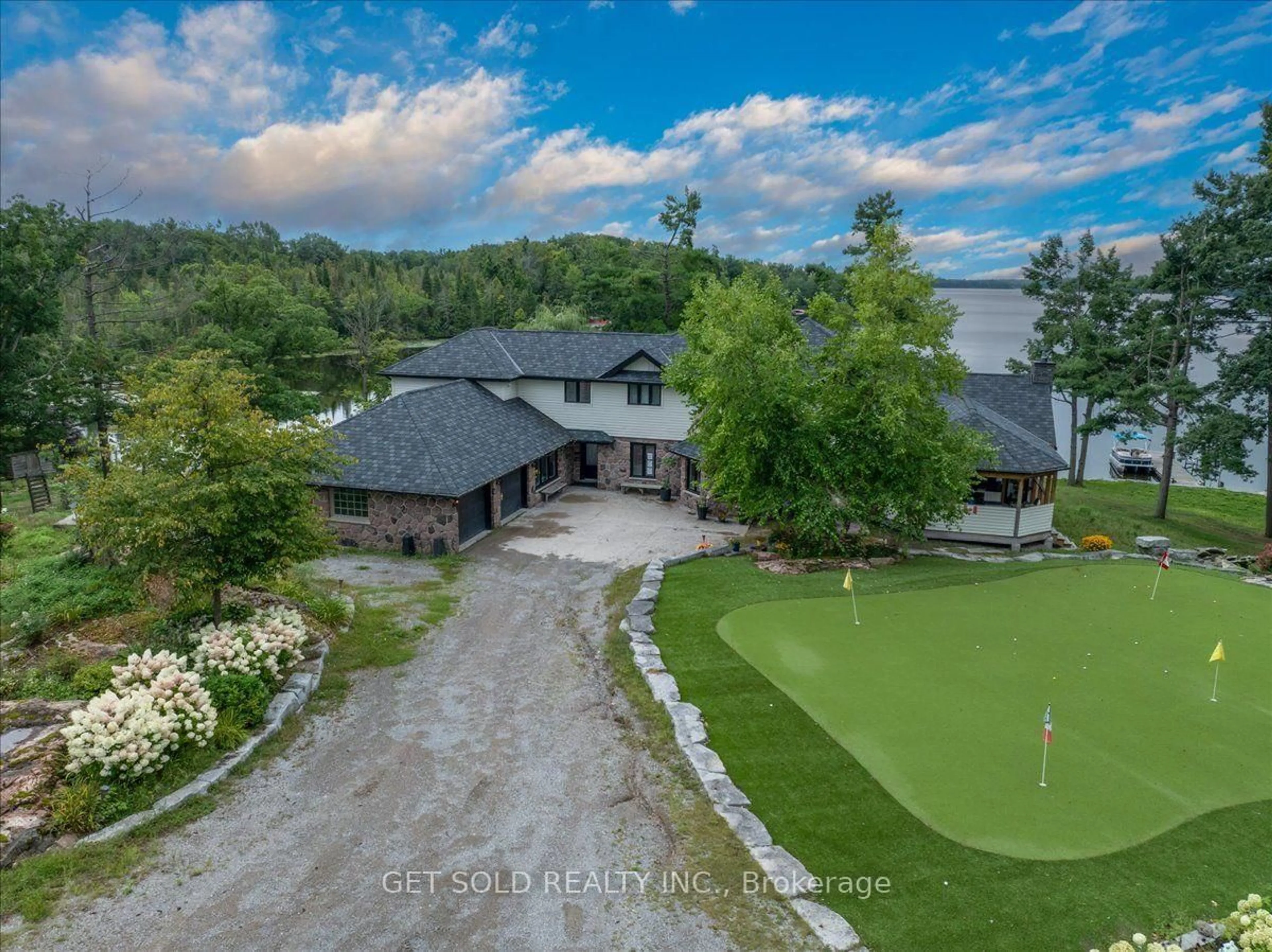 A pic from outside/outdoor area/front of a property/back of a property/a pic from drone, mountain view for 3314 Buckhorn Rd, Selwyn Ontario K0L 1J0