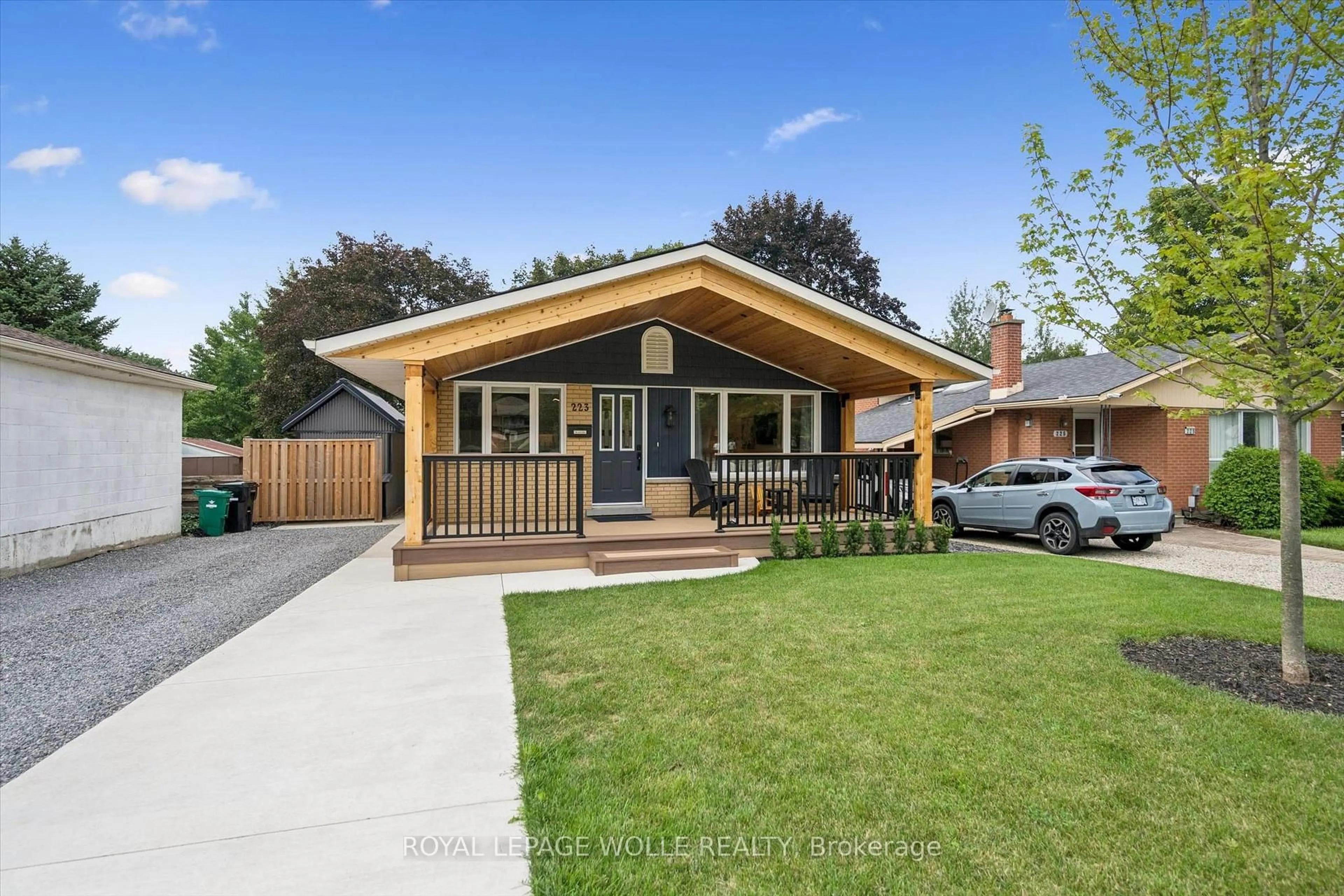 Home with brick exterior material, street for 223 Carter Ave, Waterloo Ontario N2J 3K7
