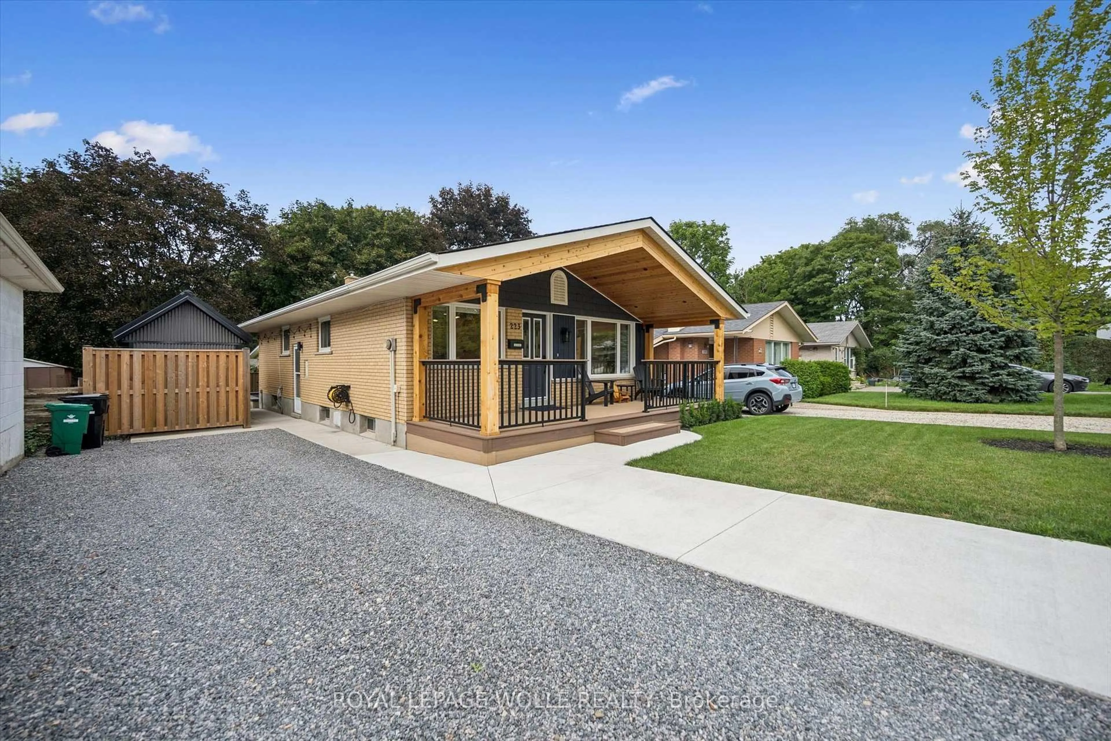 Home with brick exterior material, street for 223 Carter Ave, Waterloo Ontario N2J 3K7