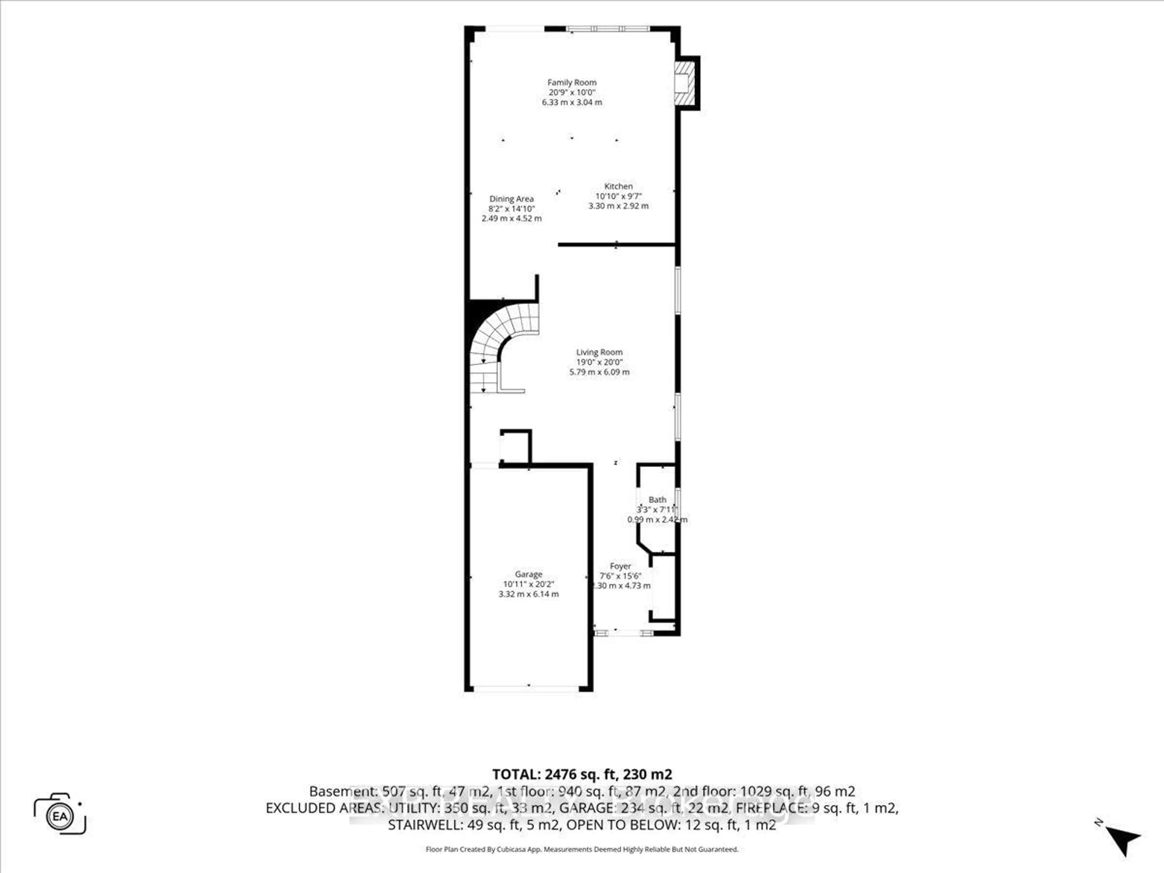 Floor plan for 10 Duncanville St, Russell Ontario K0G 1L0