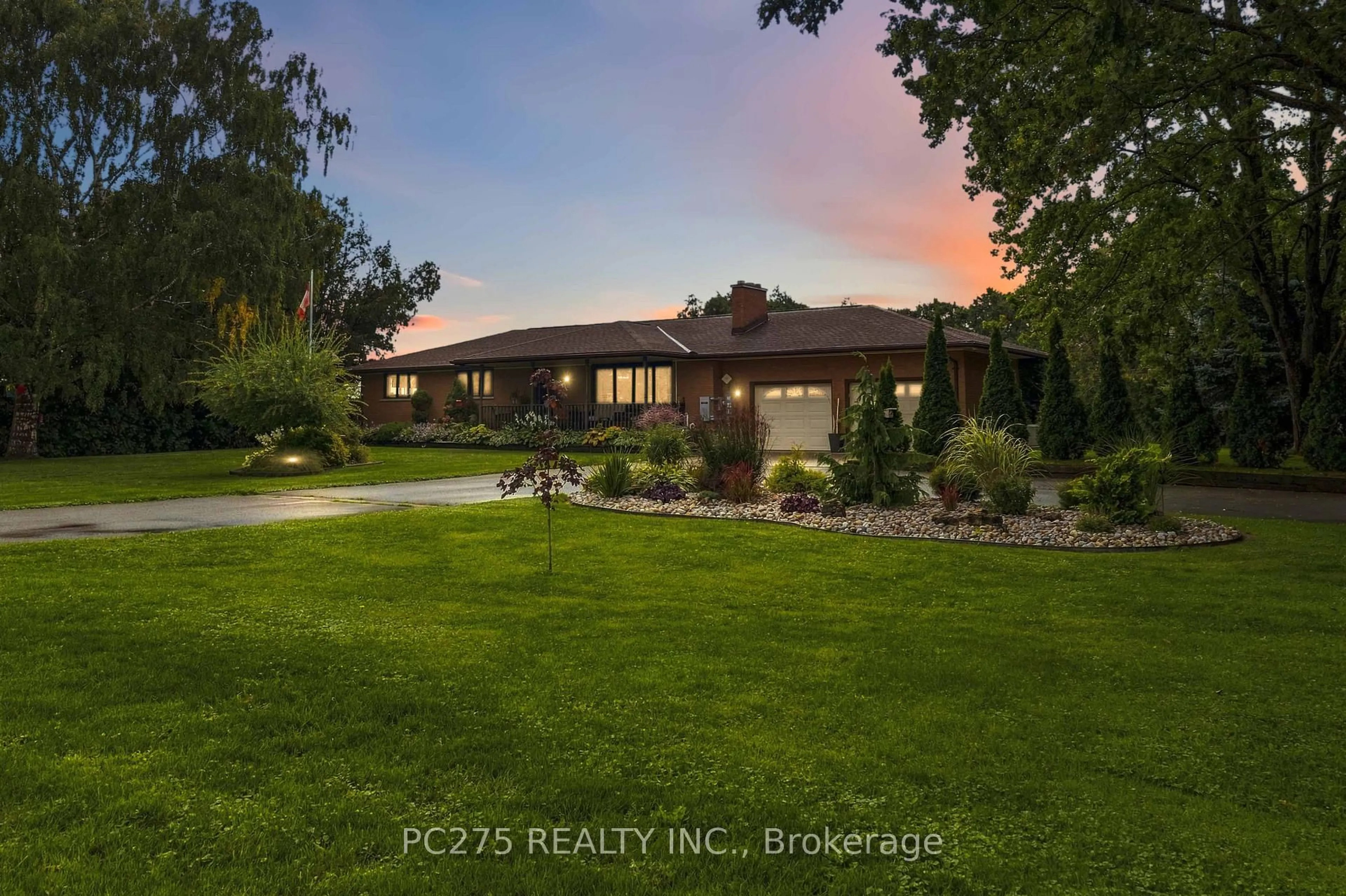 A pic from outside/outdoor area/front of a property/back of a property/a pic from drone, water/lake/river/ocean view for 15195 Nine Mile Rd, Middlesex Centre Ontario N0M 2A0