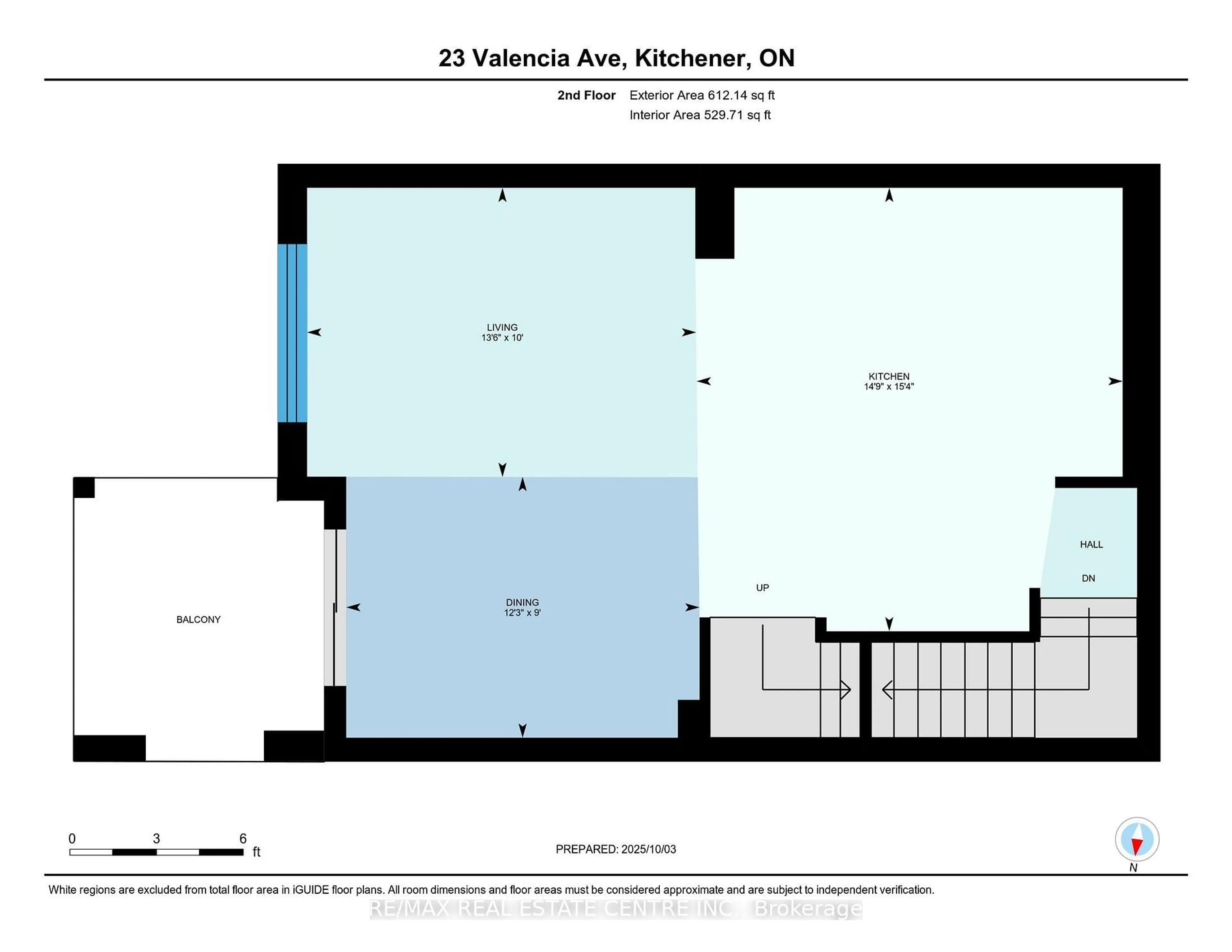 Floor plan for 23 Valencia Ave #119, Kitchener Ontario N2R 0R7
