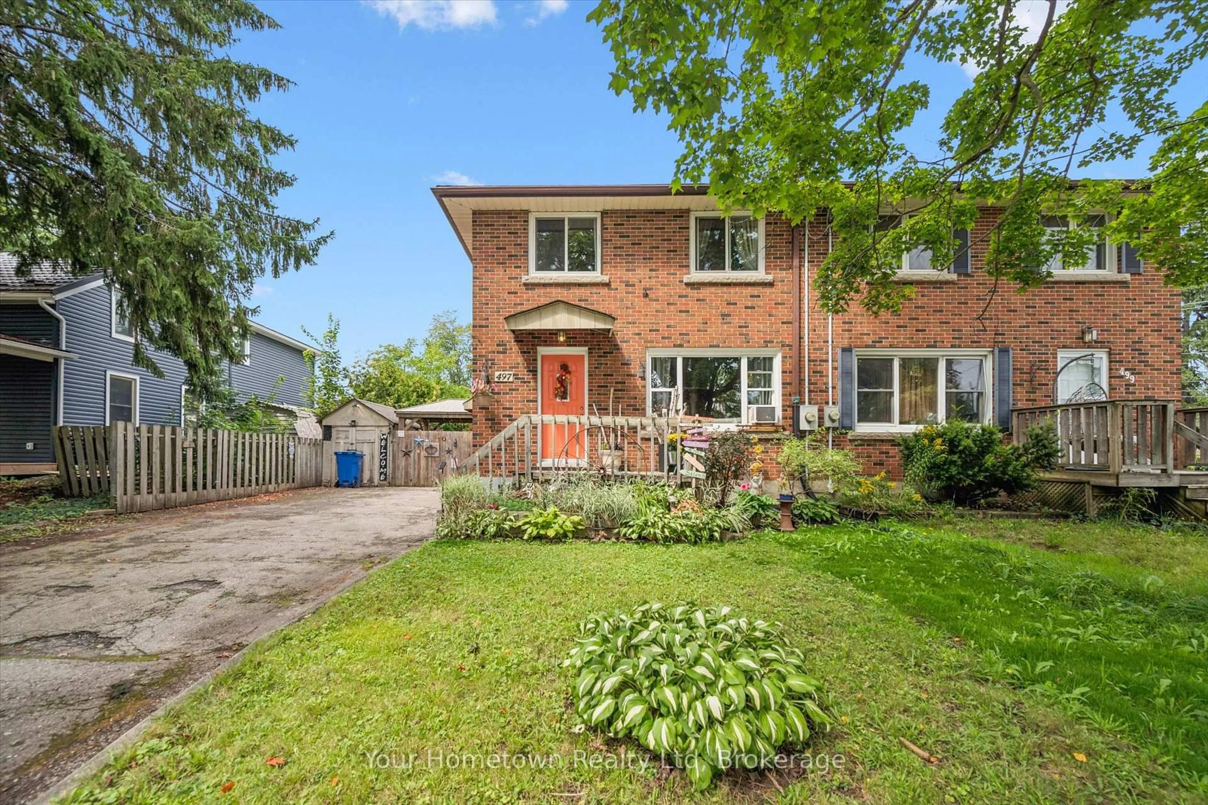 Home with brick exterior material, street for 497 St Patrick St, Centre Wellington Ontario N1M 1N1