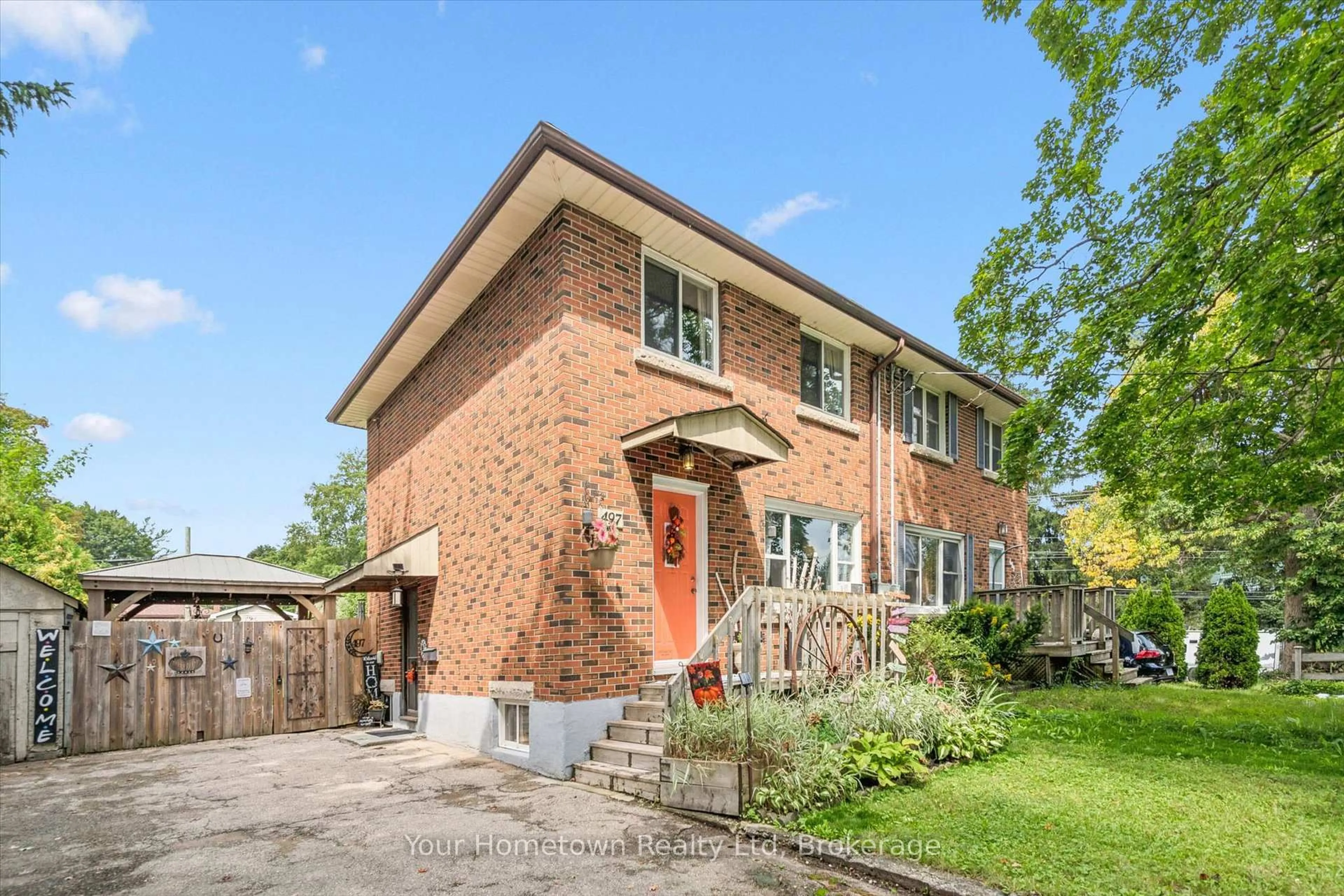 Home with brick exterior material, street for 497 St Patrick St, Centre Wellington Ontario N1M 1N1