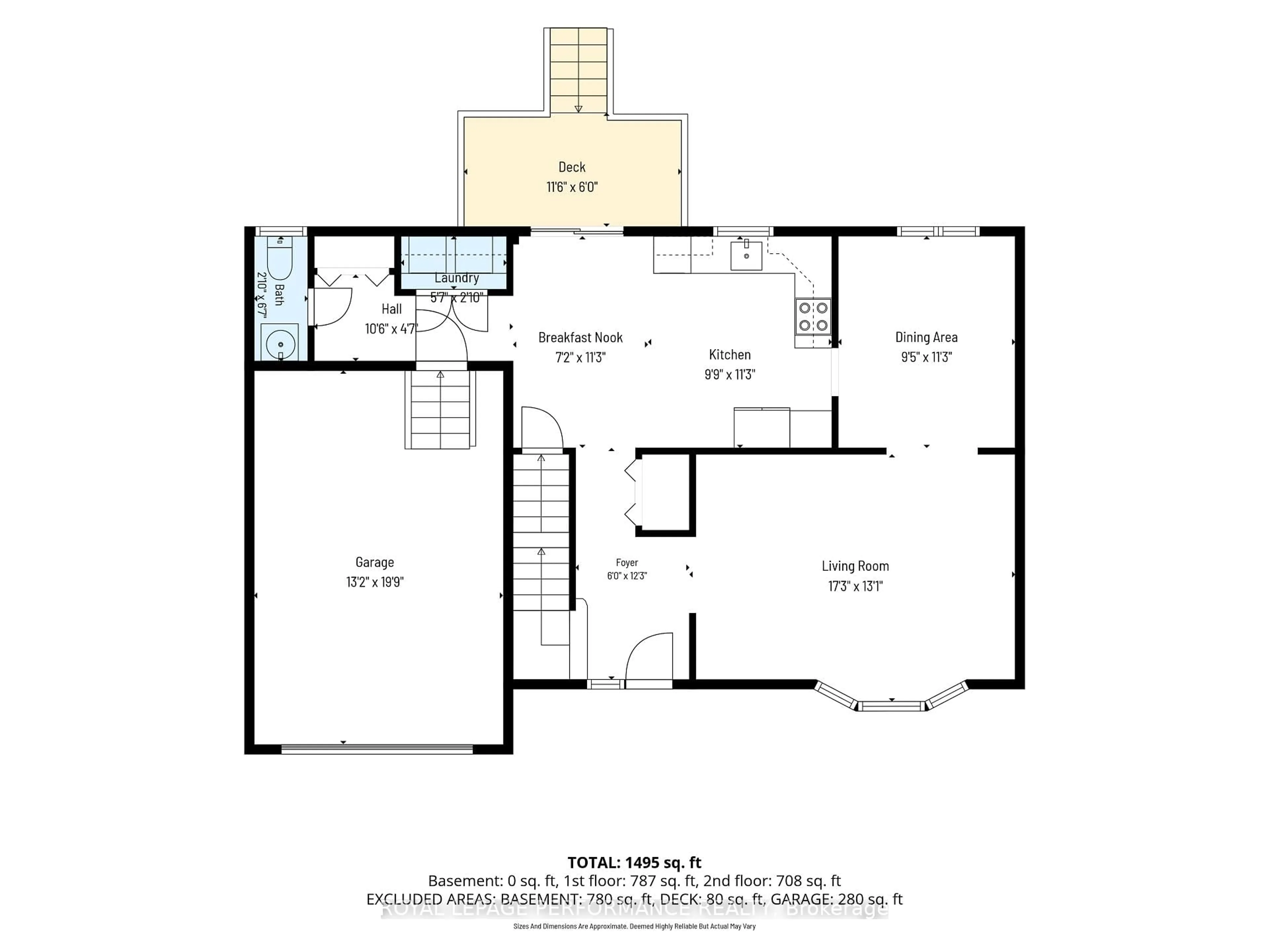 Floor plan for 407 Centenaire St, Russell Ontario K0A 1W0