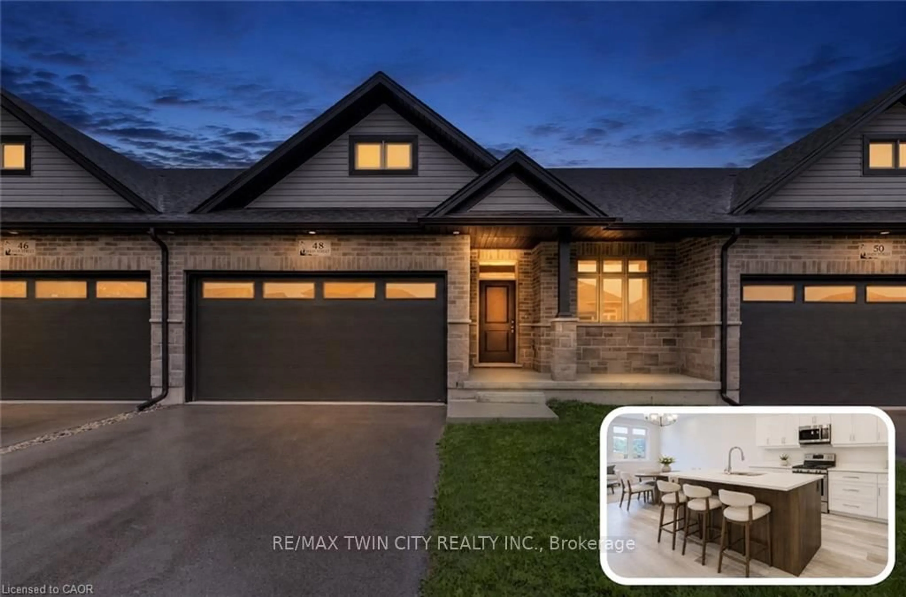 Home with brick exterior material, street for 48 MAIN St, East Zorra-Tavistock Ontario N0J 1M0