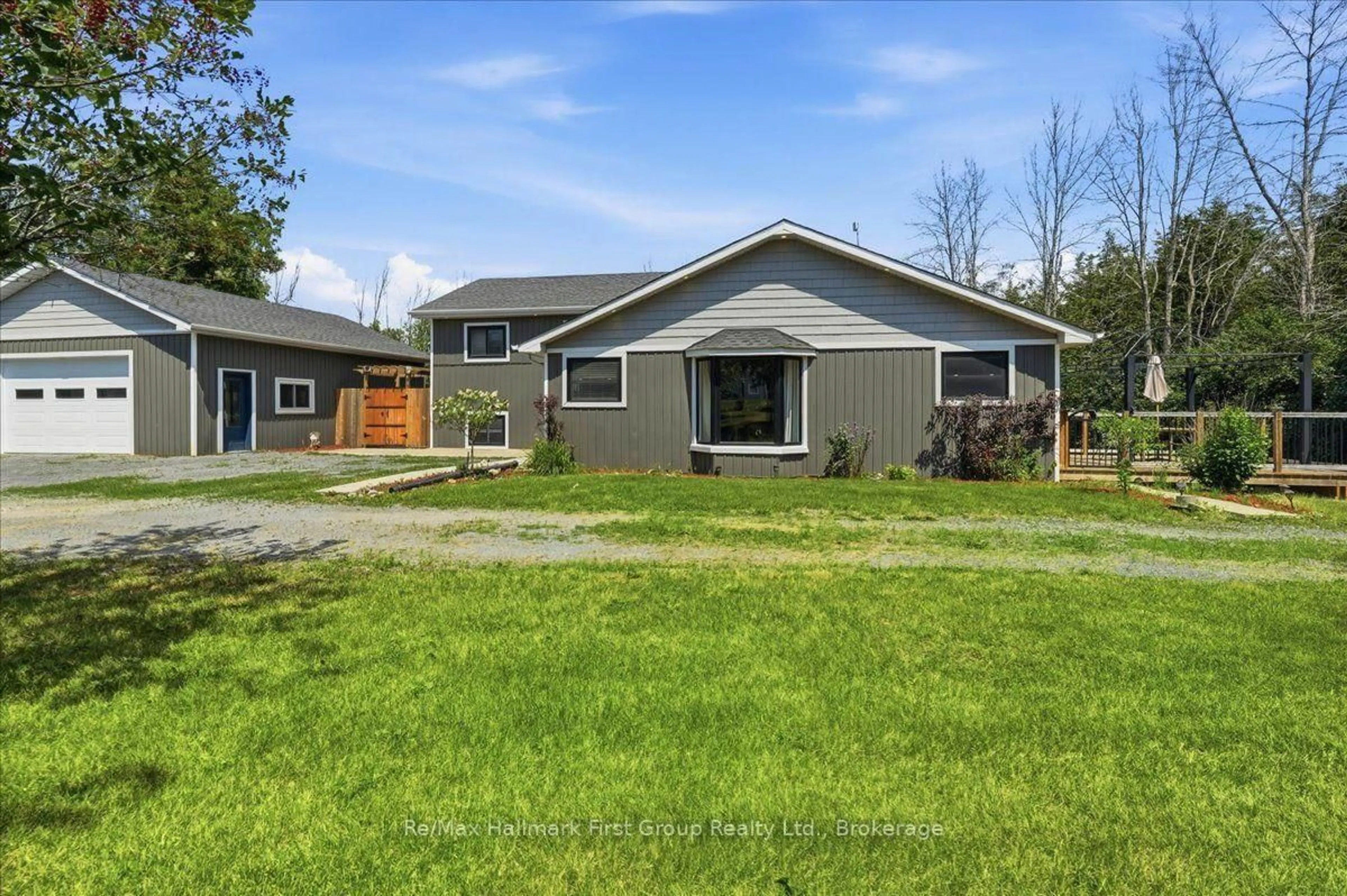 A pic from outside/outdoor area/front of a property/back of a property/a pic from drone, street for 1233 Lazier Rd, Shannonville Ontario K0K 3A0