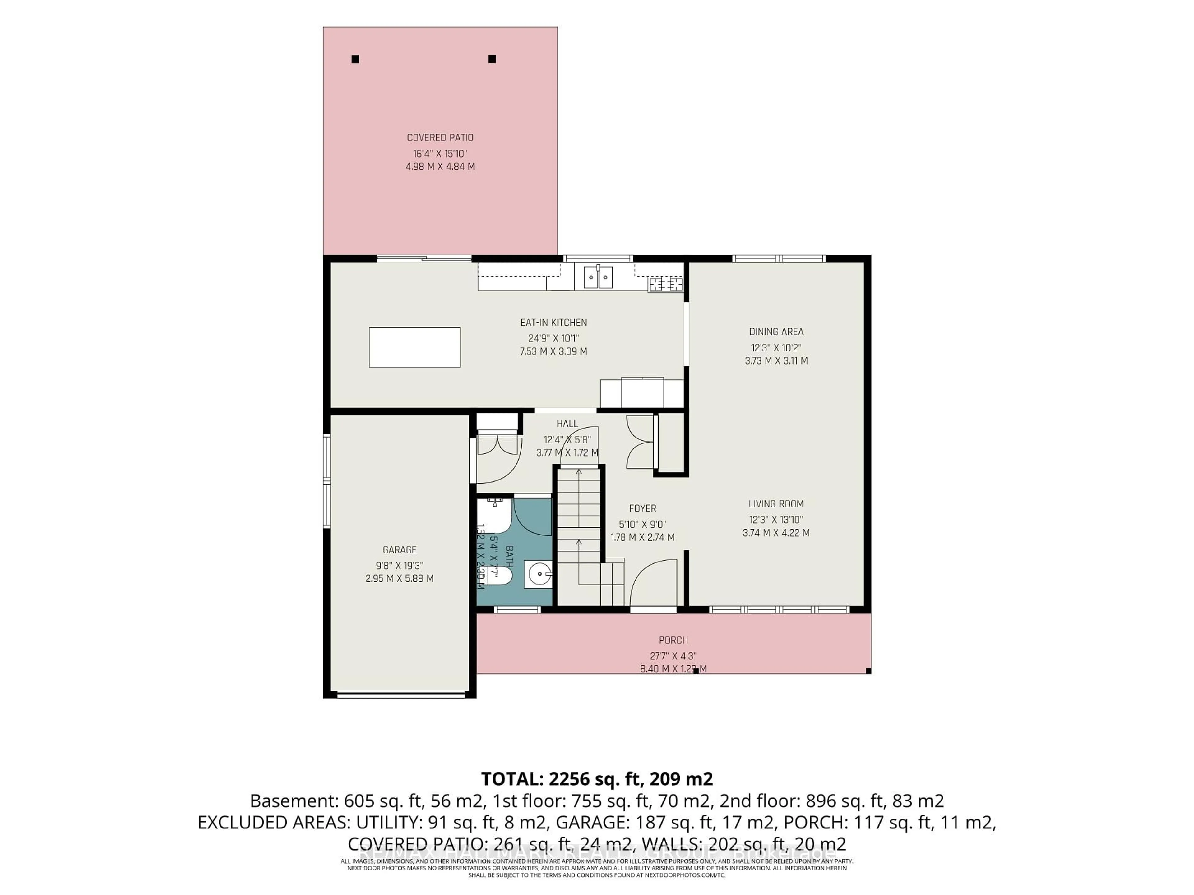 Floor plan for 60 Woodburn Dr, Ottawa Ontario K1B 3A7