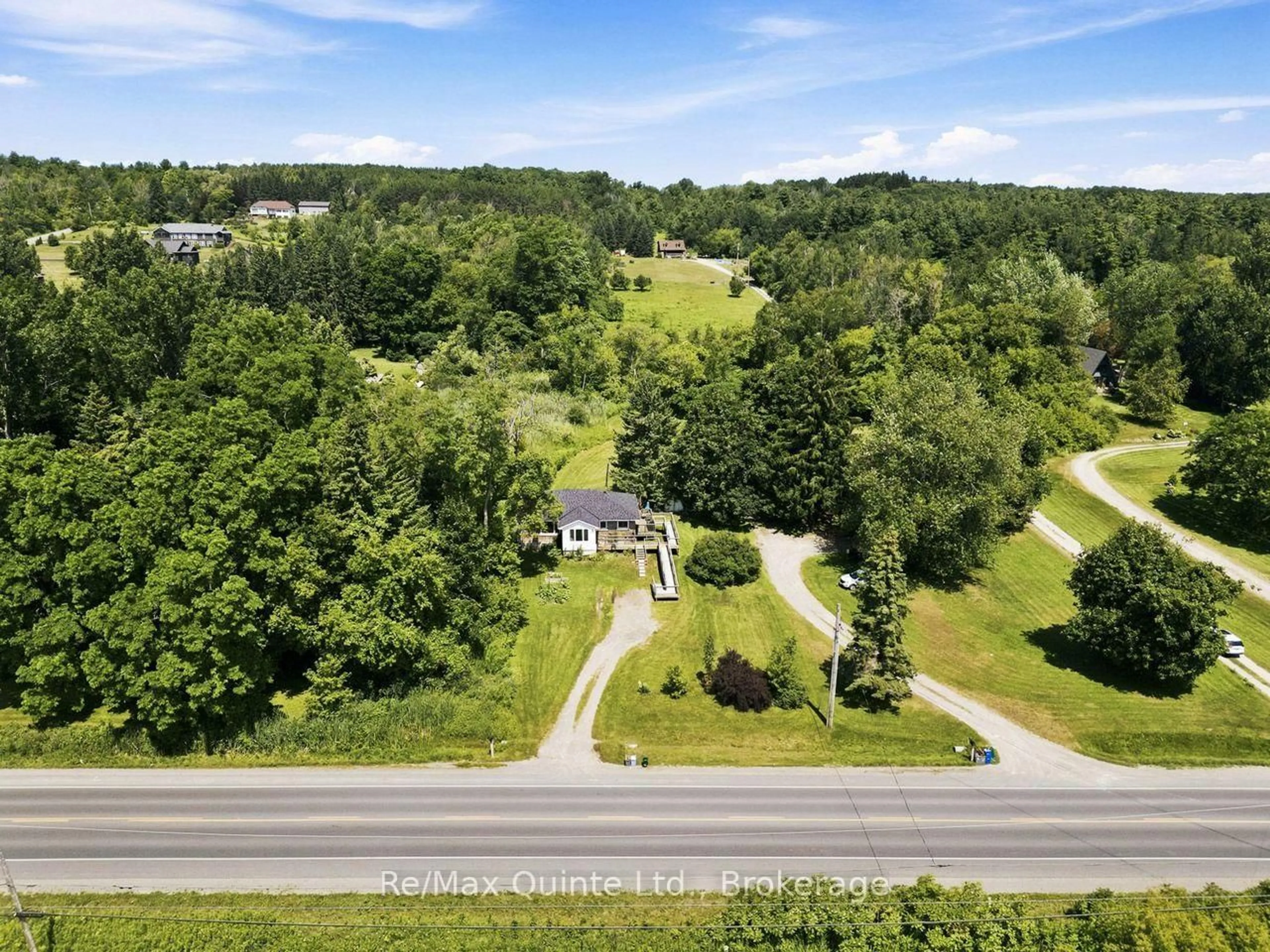 A pic from outside/outdoor area/front of a property/back of a property/a pic from drone, unknown for 15150 County Rd 2, Brighton Ontario K0K 1H0