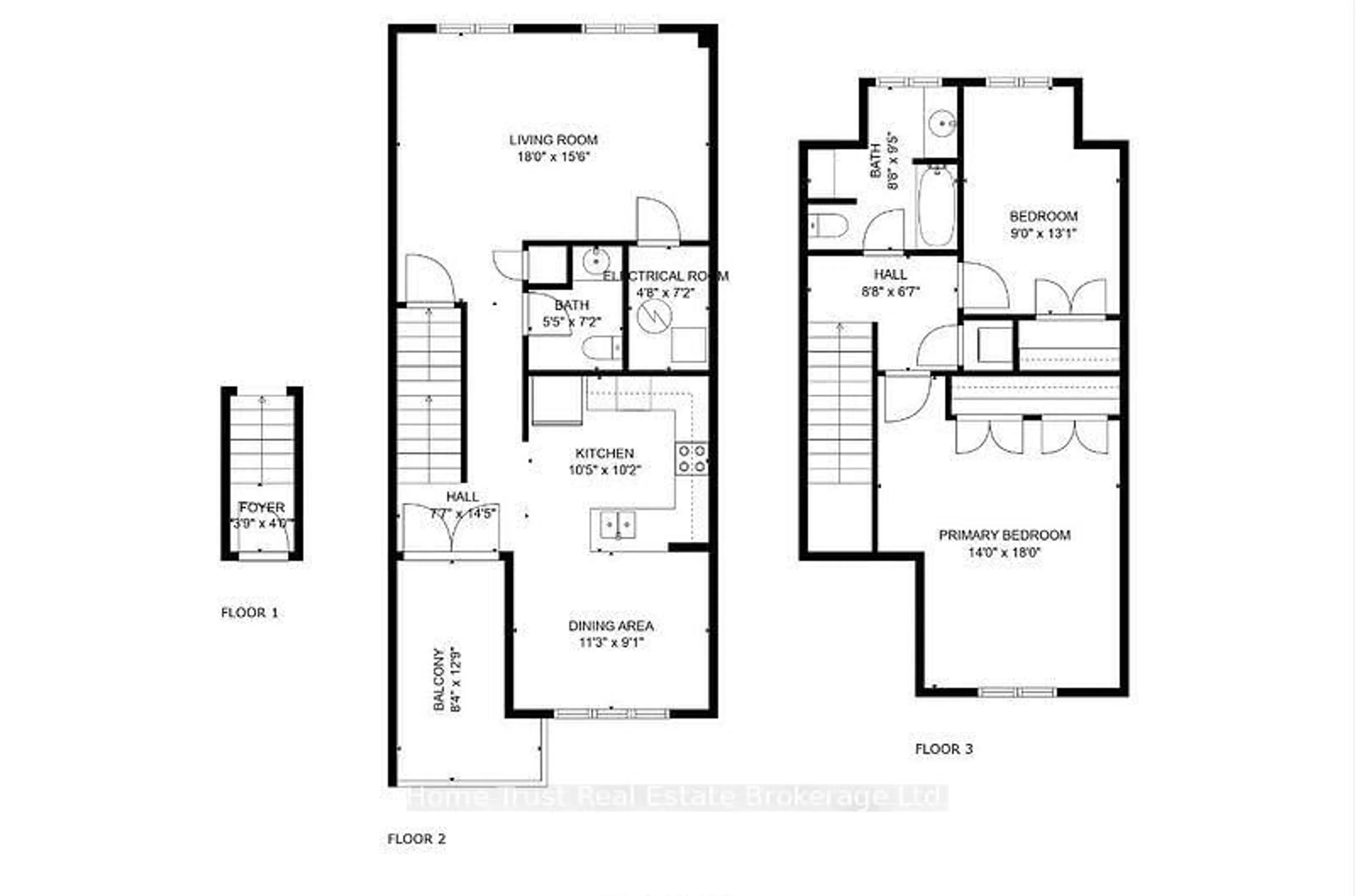 Floor plan for 15 Carere Cres #27A, Guelph Ontario N1E 0K4